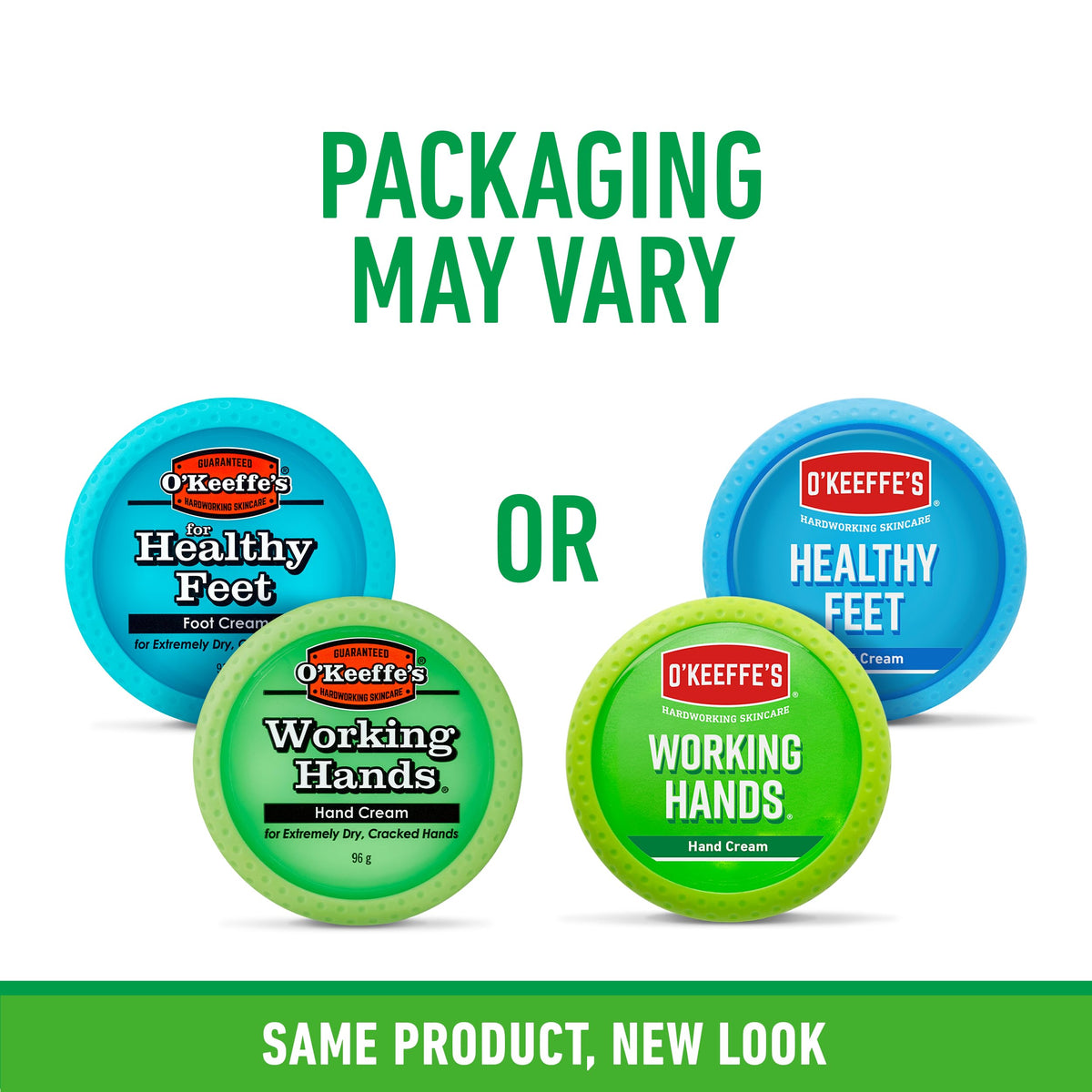 O'Keeffe's Working Hands & Healthy Feet Cream - 96g & 91g Twin Pack
