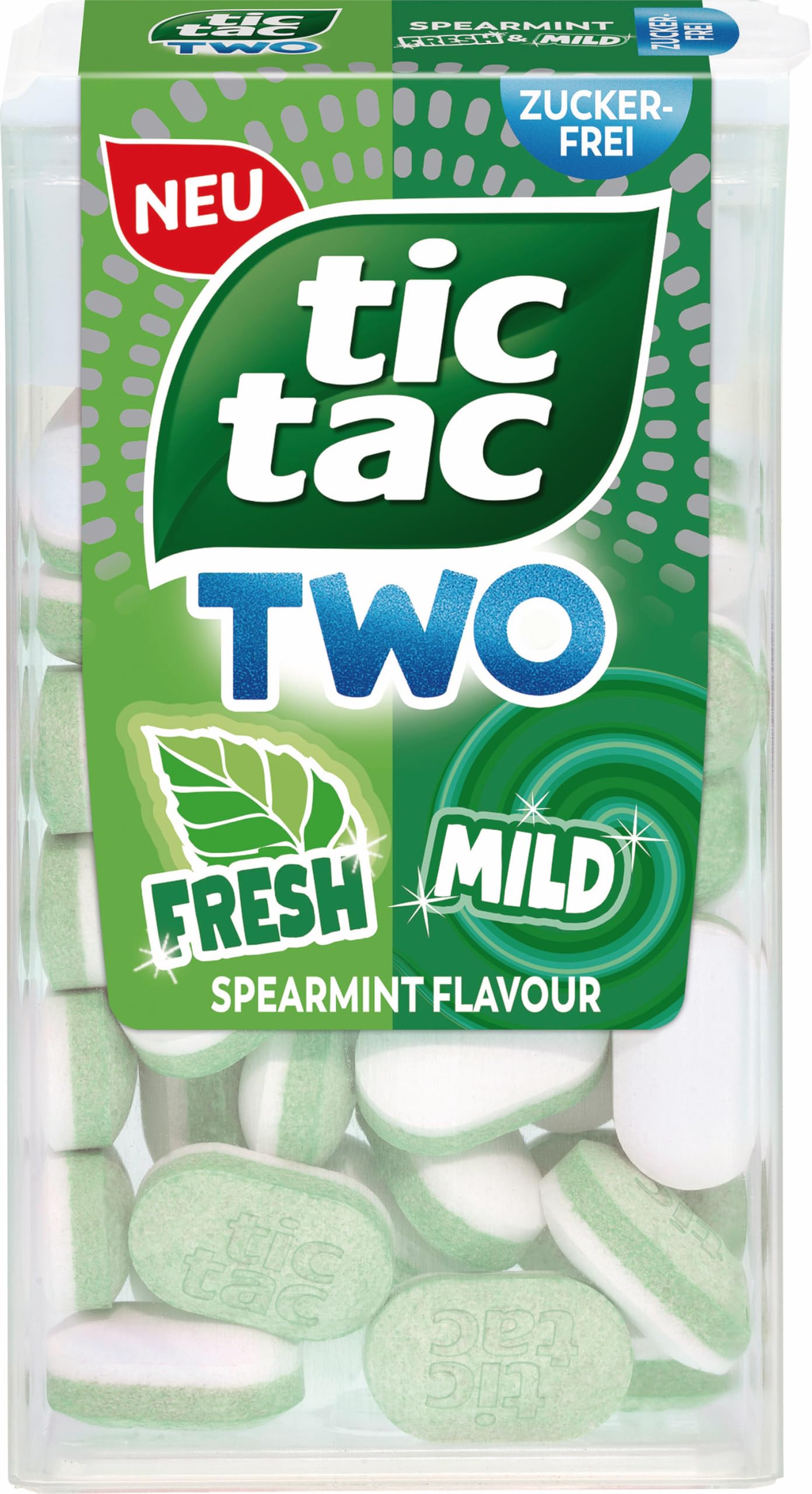Tic Tac - Two Spearmint Fresh & Mild Mints (38.5g)