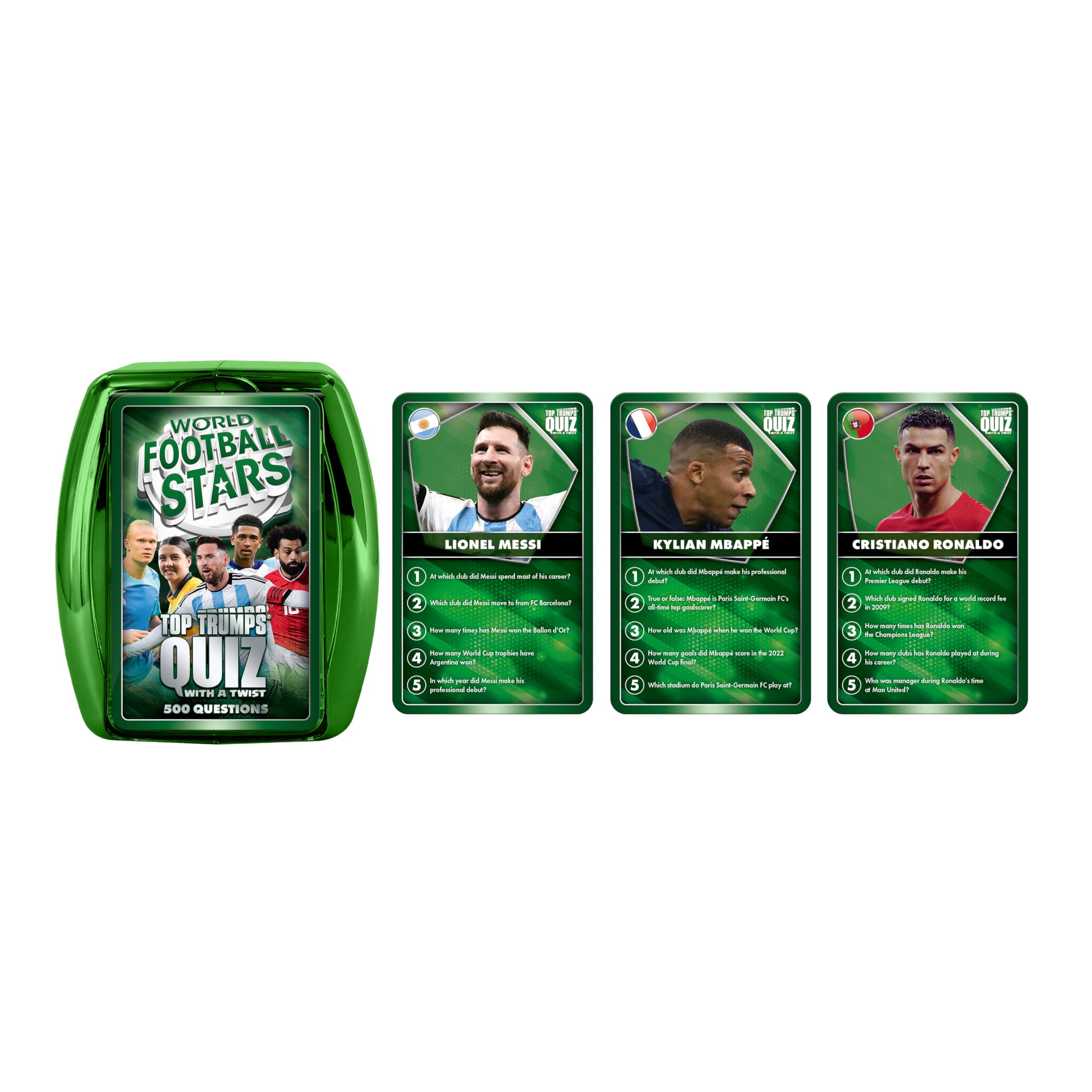 Top Trumps World Football Stars Quiz Travel Game Card Game 13