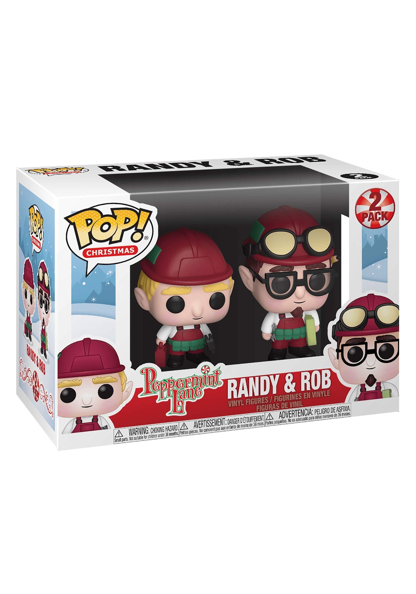 Peppermint Lane [2 Pack] Randy &amp; Rob Funko 44468 Pop! Vinyl 3