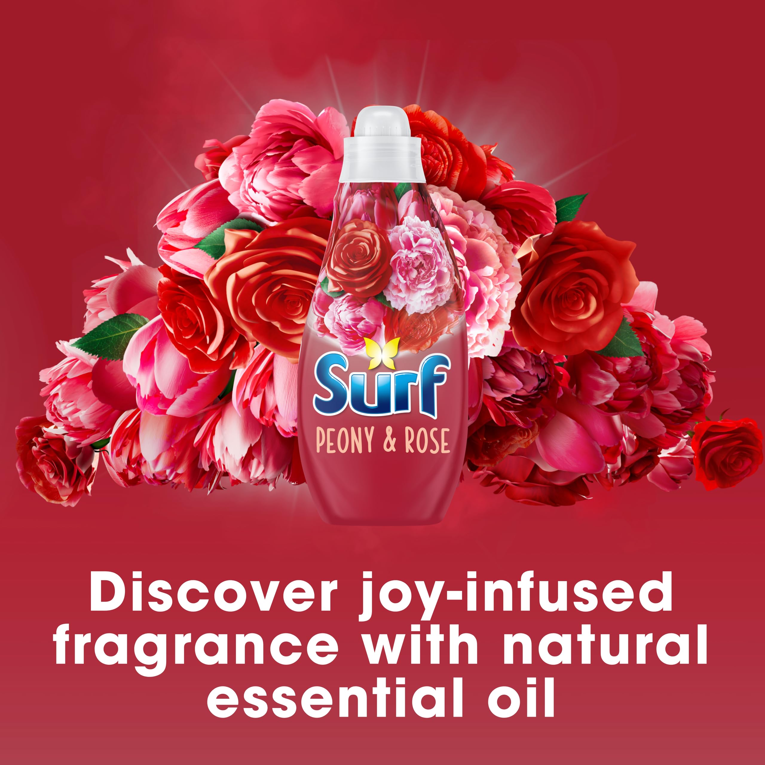 Surf Peony & Rose Laundry Washing Liquid Detergent (500ml) 4