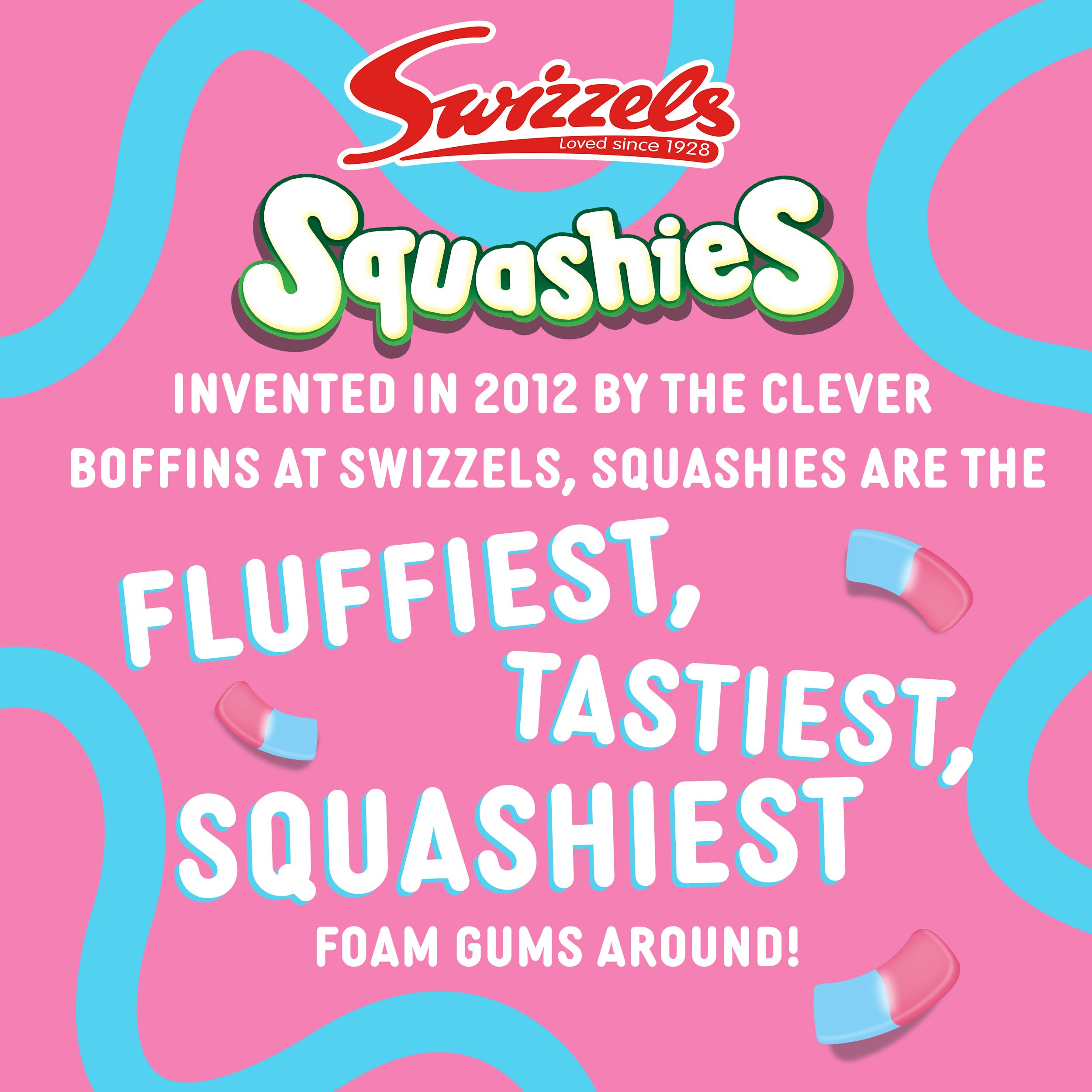 Swizzels Squashies Sweets - Bubblegum Flavour Chewy Candy - 140g 3