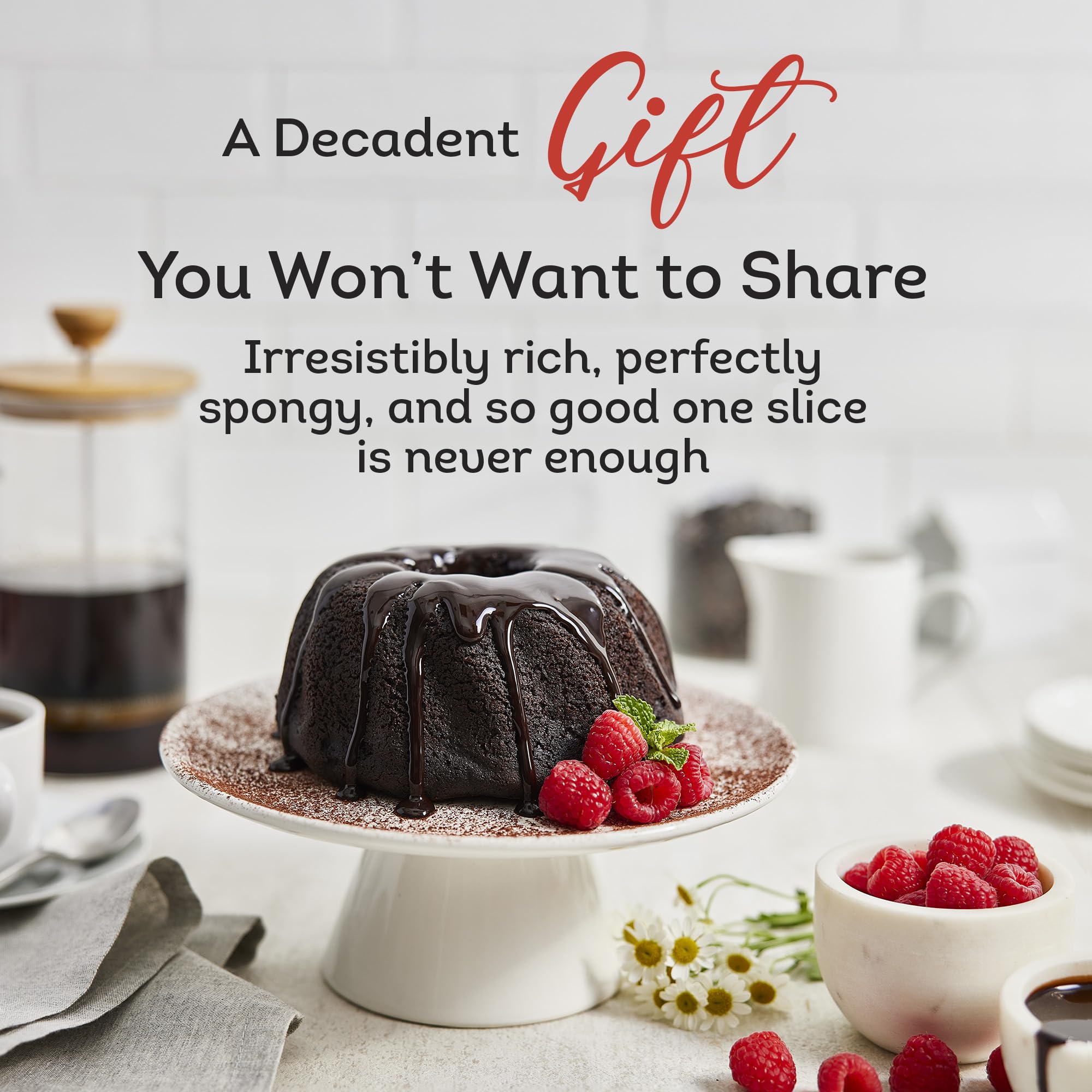 Tortuga Chocolate Rum Cake, 454g (Pack of 1) - Caribbean Rum Infused Dessert with 5-Year Aged Gold Rum