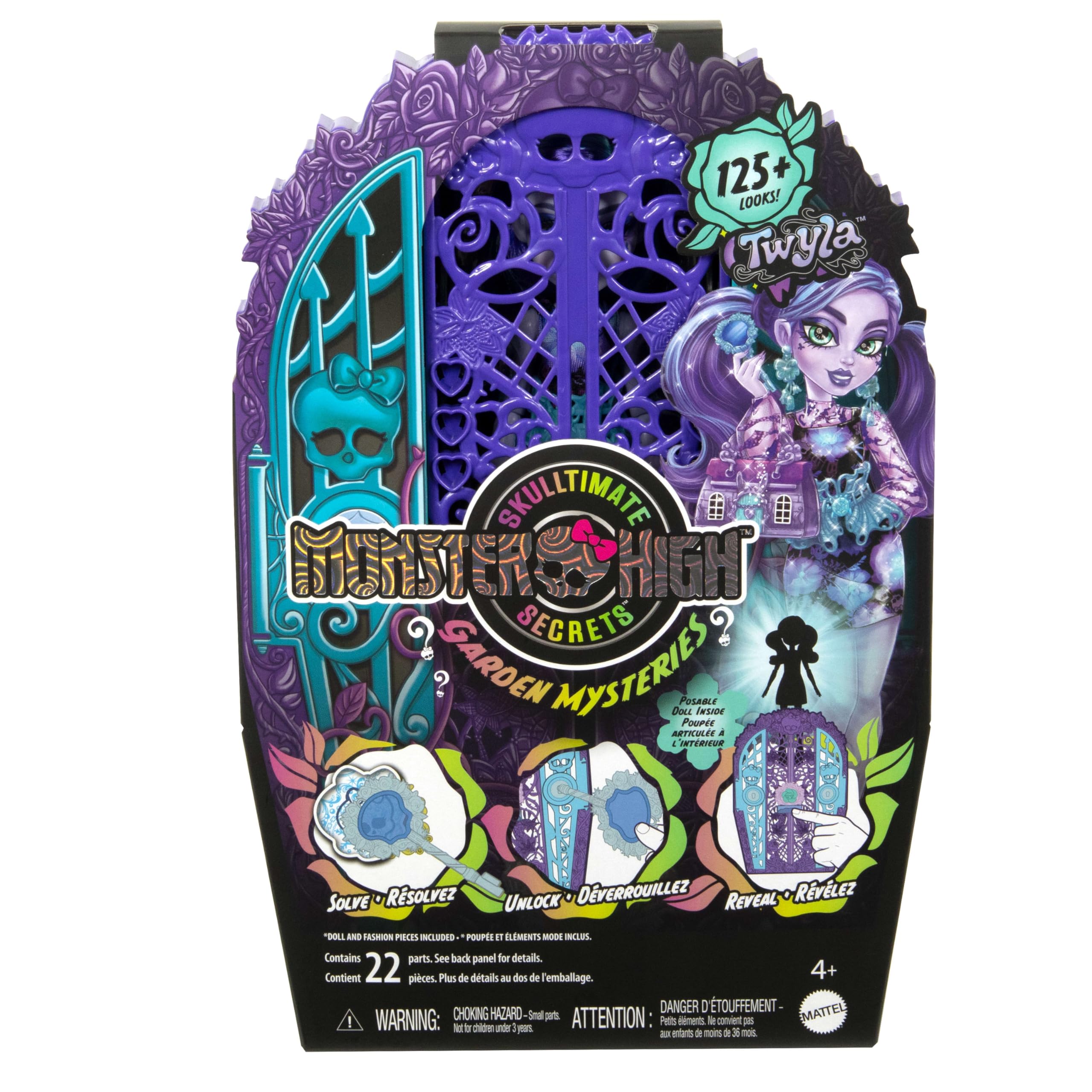 Monster High Skulltimate Secrets Doll and Accessories Set - Garden Mysteries Playset for Kids