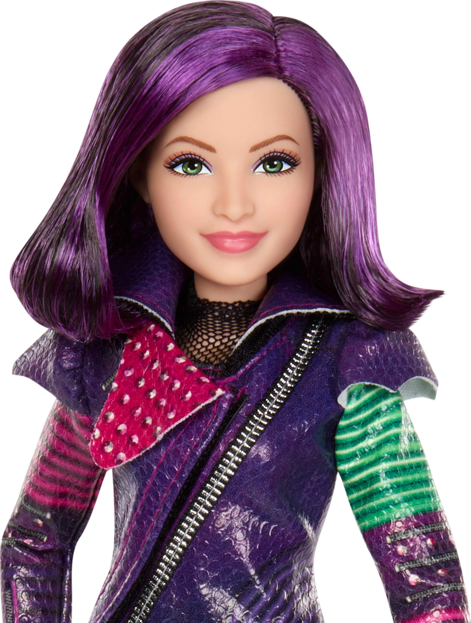 Mattel Descendants Mal Isle of the Lost 10th Anniversary Fashion Doll - Purple Hair with Spell Book 3