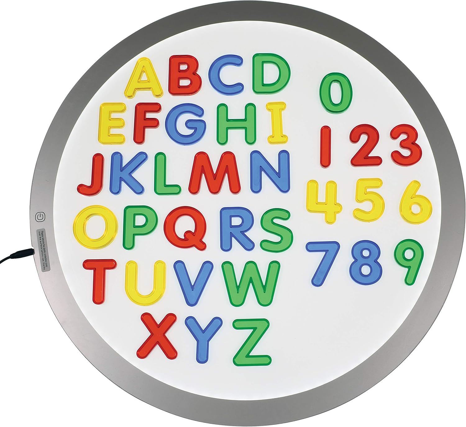 edxeducation Transparent Letters and Numbers - Mini Jar with Lid and Handle 3
