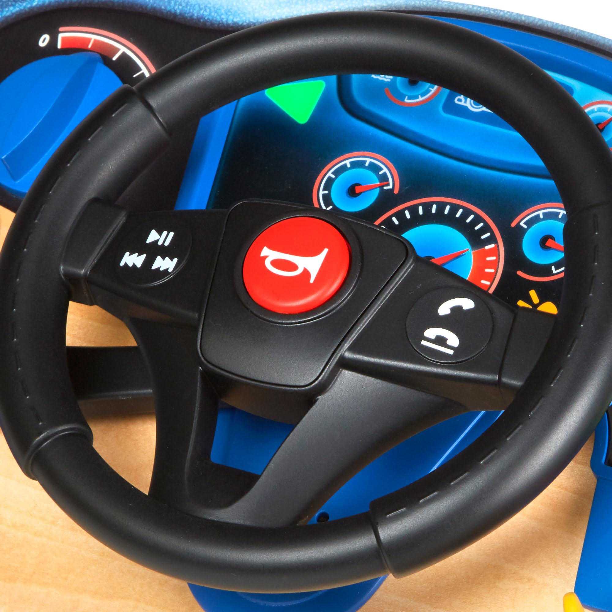 Spin Master Wooden Dashboard Toy with Lights & Sound Effects | Ages 3-7 | Multicolor 9