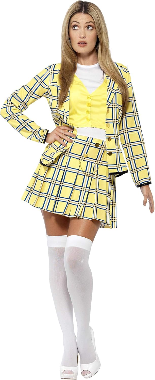 Smiffys Clueless Cher Yellow Suit Costume - Women's Fancy Dress