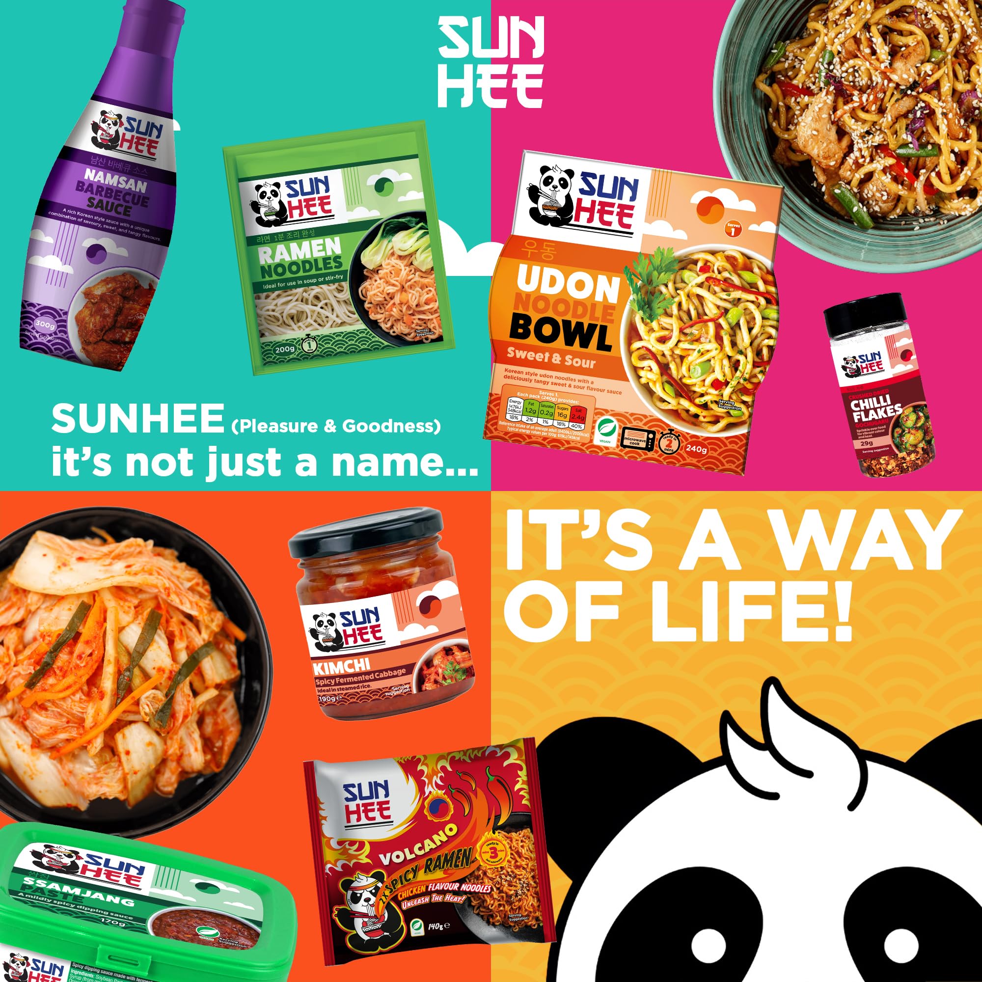 Sun Hee Sweet and Sour Udon Bowl 240g 4