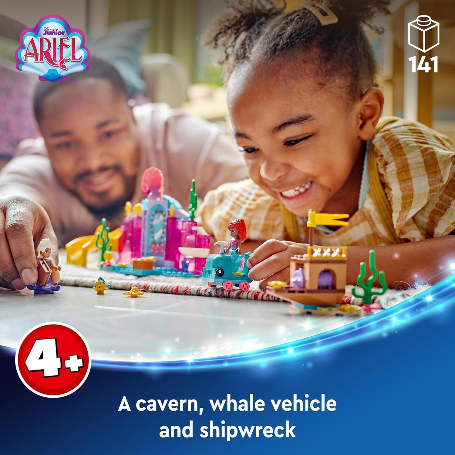 LEGO ǀ Disney Princess Ariel’s Crystal Cavern Buildable Playset for Kids 4+ 4