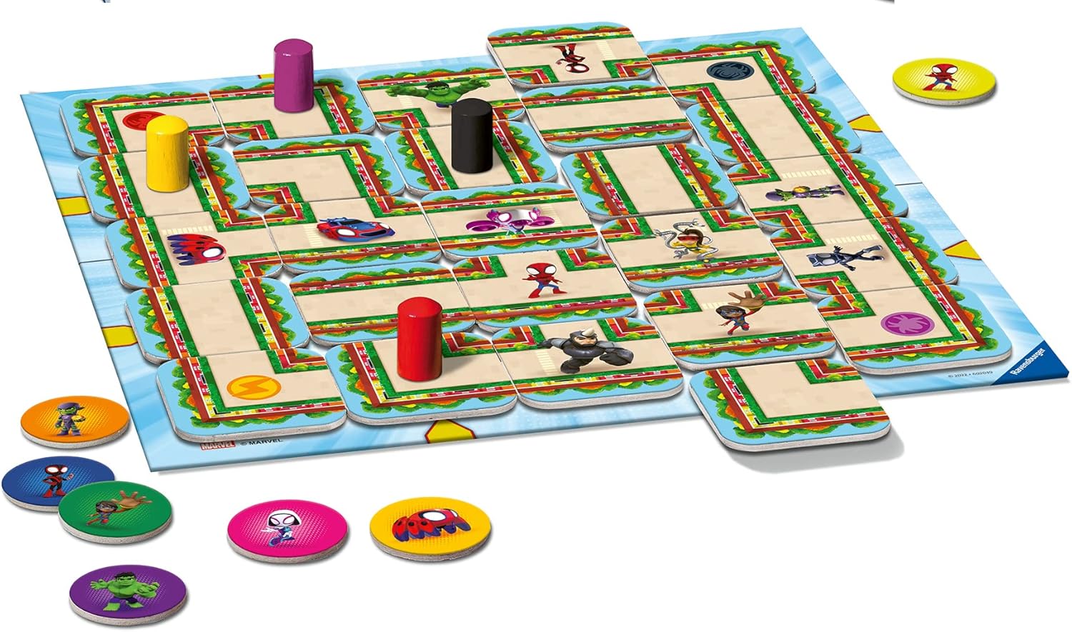 Ravensburger Spider-Man and His Amazing Friends Junior Labyrinth Board Game 4