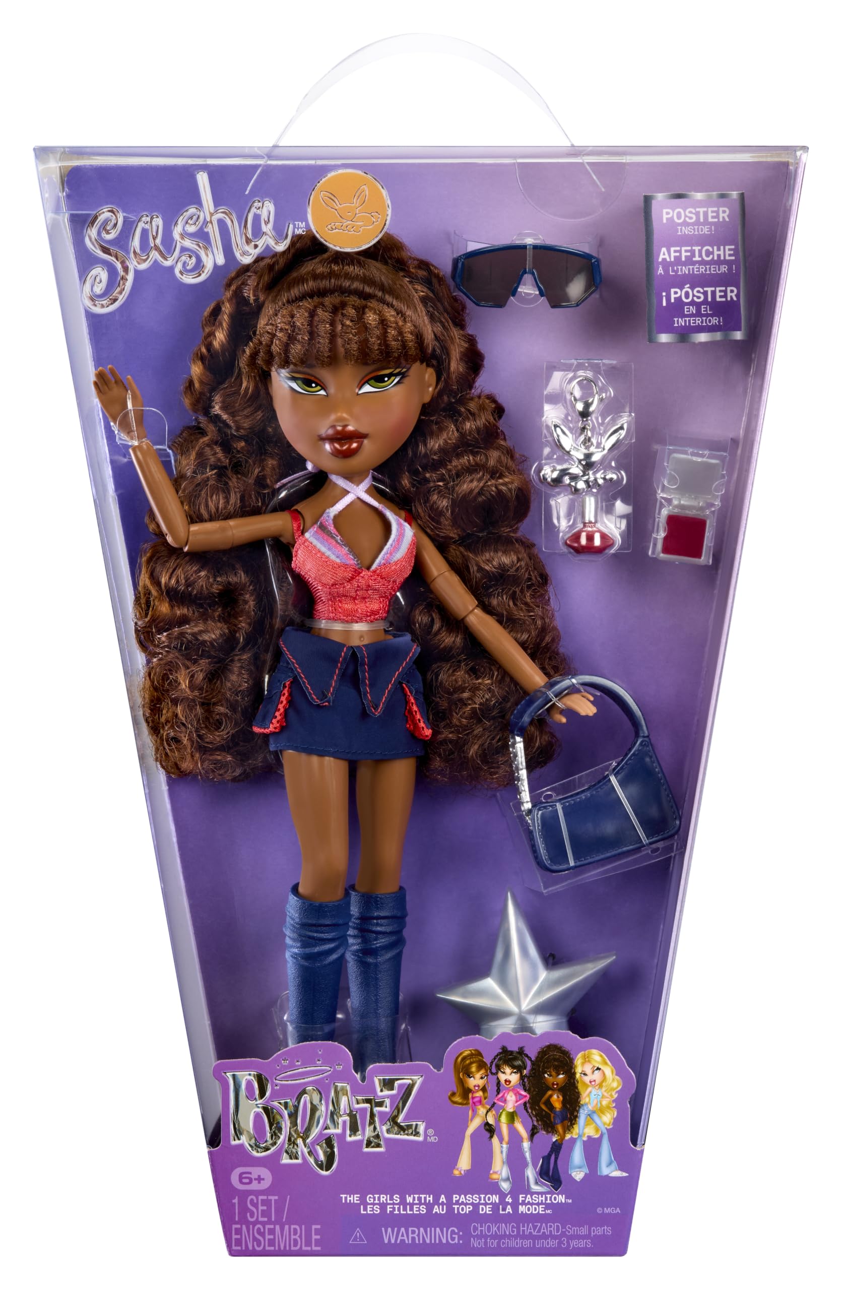 Bratz First Edition Reimagined Sasha Doll - 25th Anniversary Collectible | Ages 6+ 1