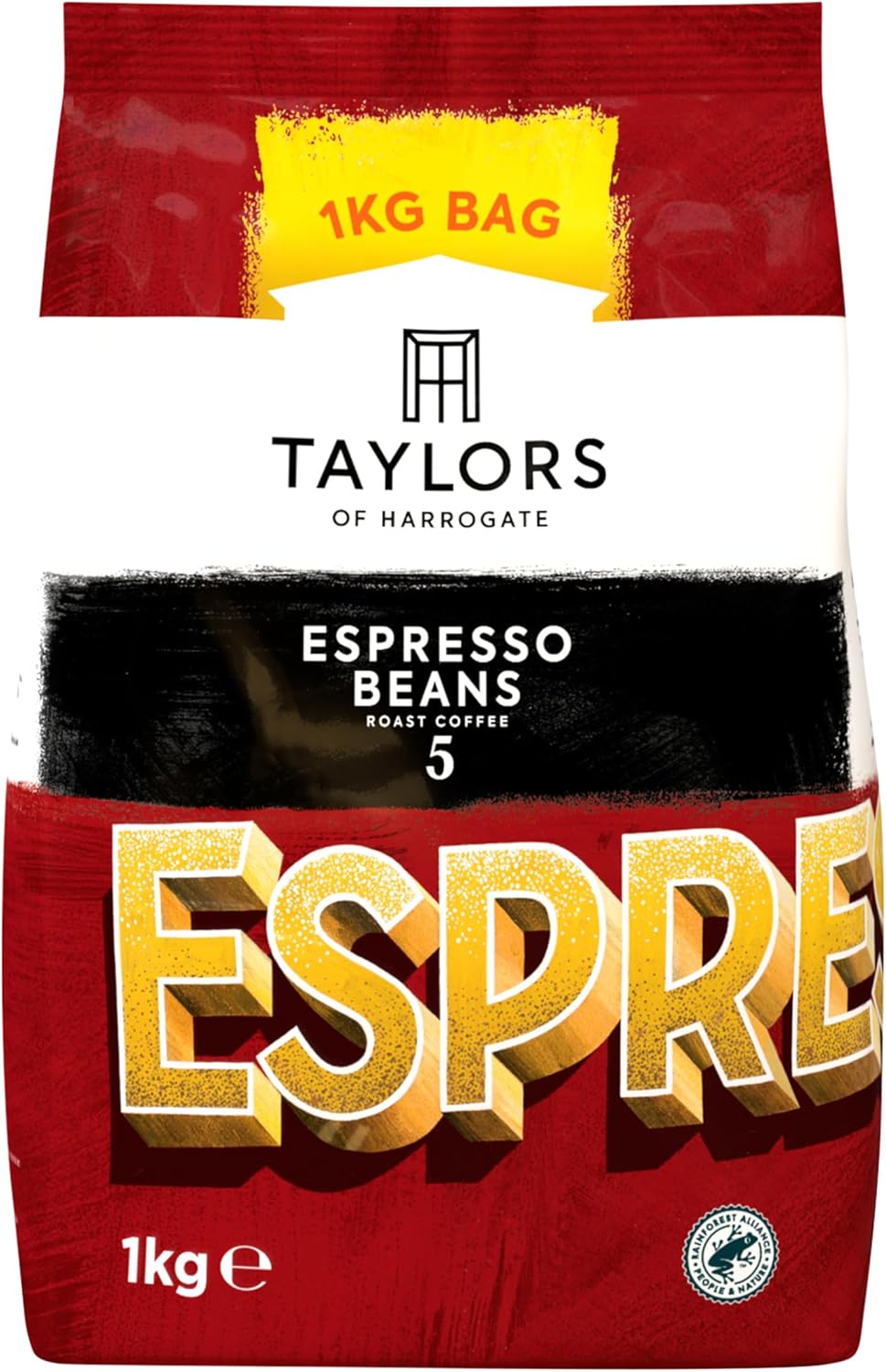 Taylors of Harrogate Espresso Beans, 1kg - Whole Roasted Arabica Coffee 5