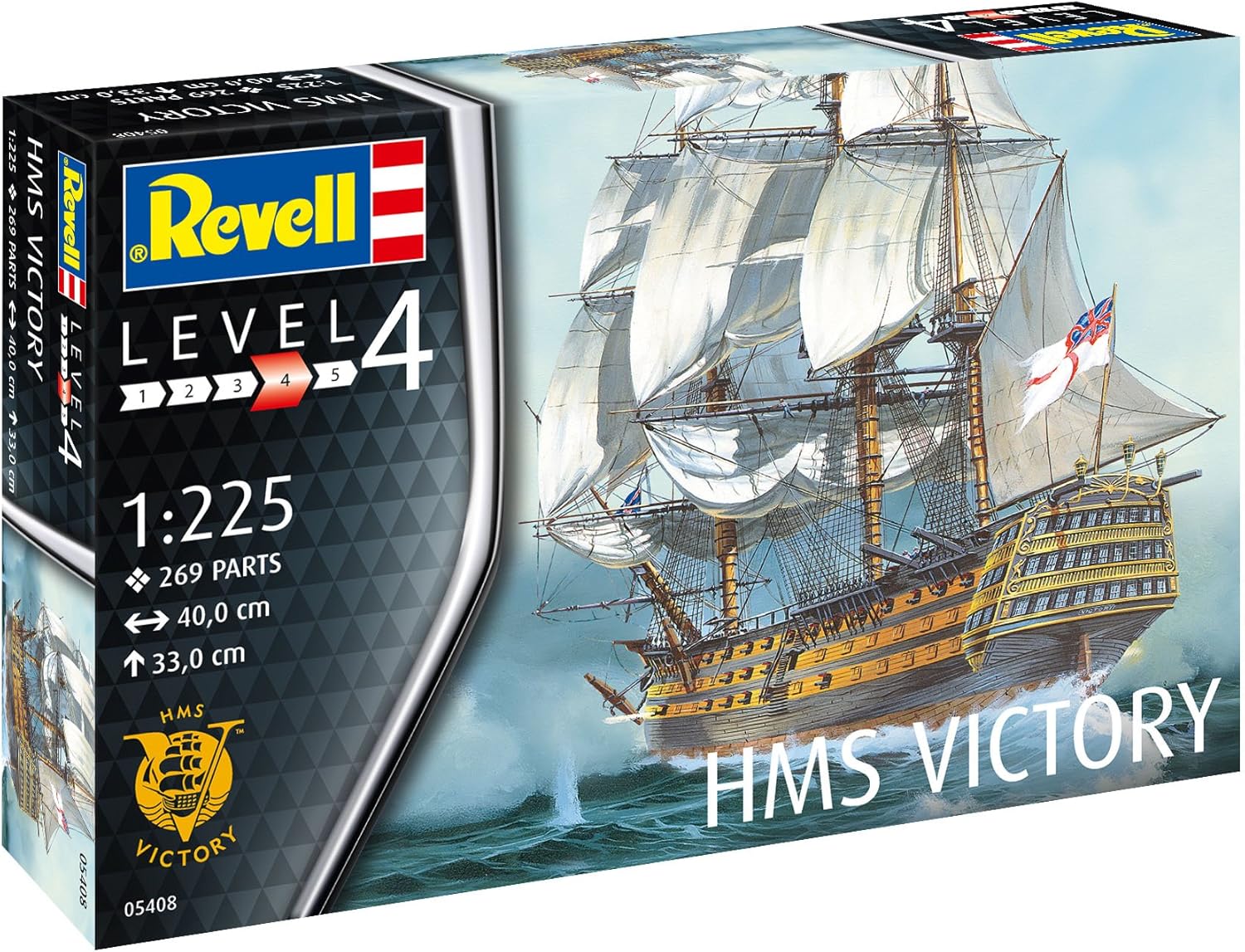 Revell H.M.S. Victory Model Kit - 269-Piece Building Set for Ages 10+ 4
