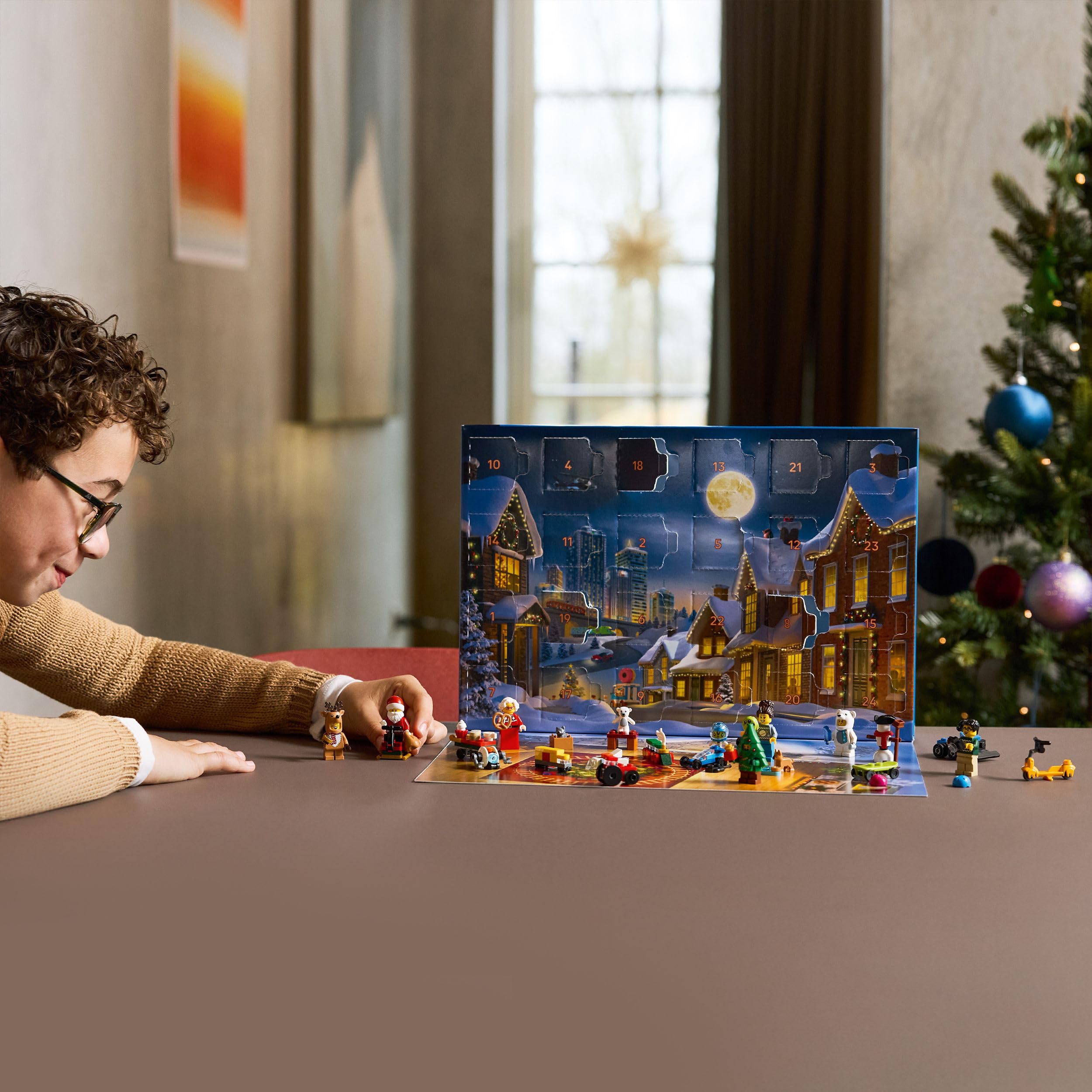LEGO City Advent Calendar 2025 - 24-Day Holiday Building Playset for Ages 5+ 6