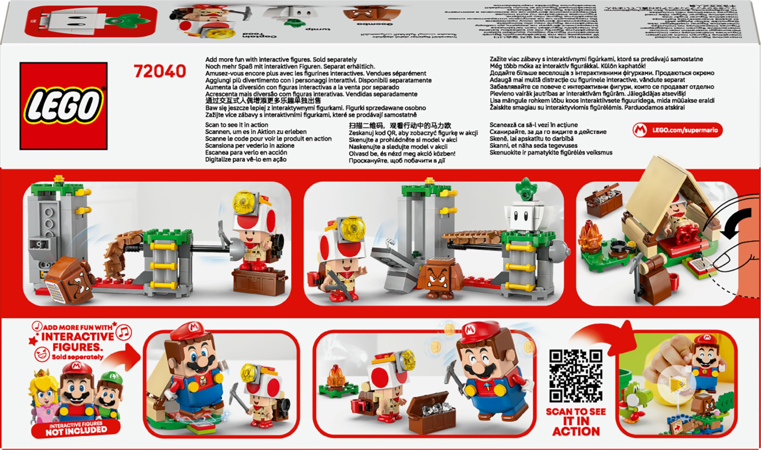 LEGO Super Mario Captain Toad's Camp - Interactive Building Set with 3 Figures for Kids 6+ 3