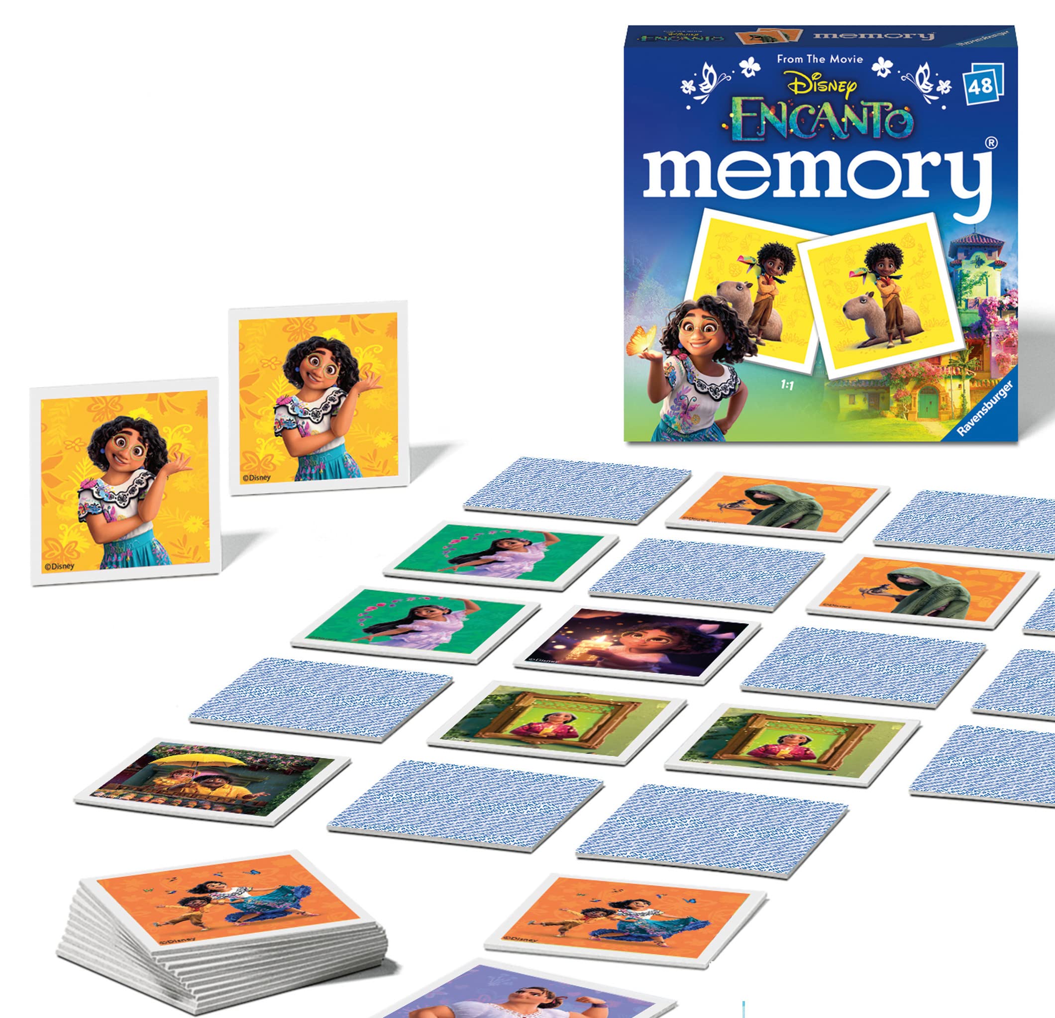 Ravensburger Disney Encanto Mini Memory Game - Matching Card Game for Kids 3 Years Up