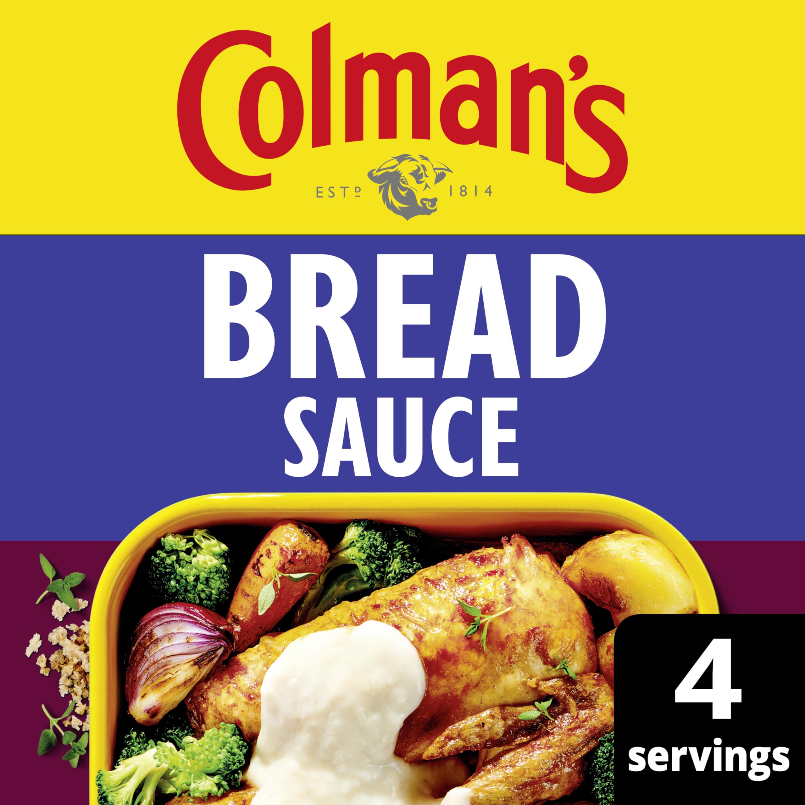 Colman's Bread Sauce Mix - 40g Sauce Mix for Roast Turkey & Chicken 9