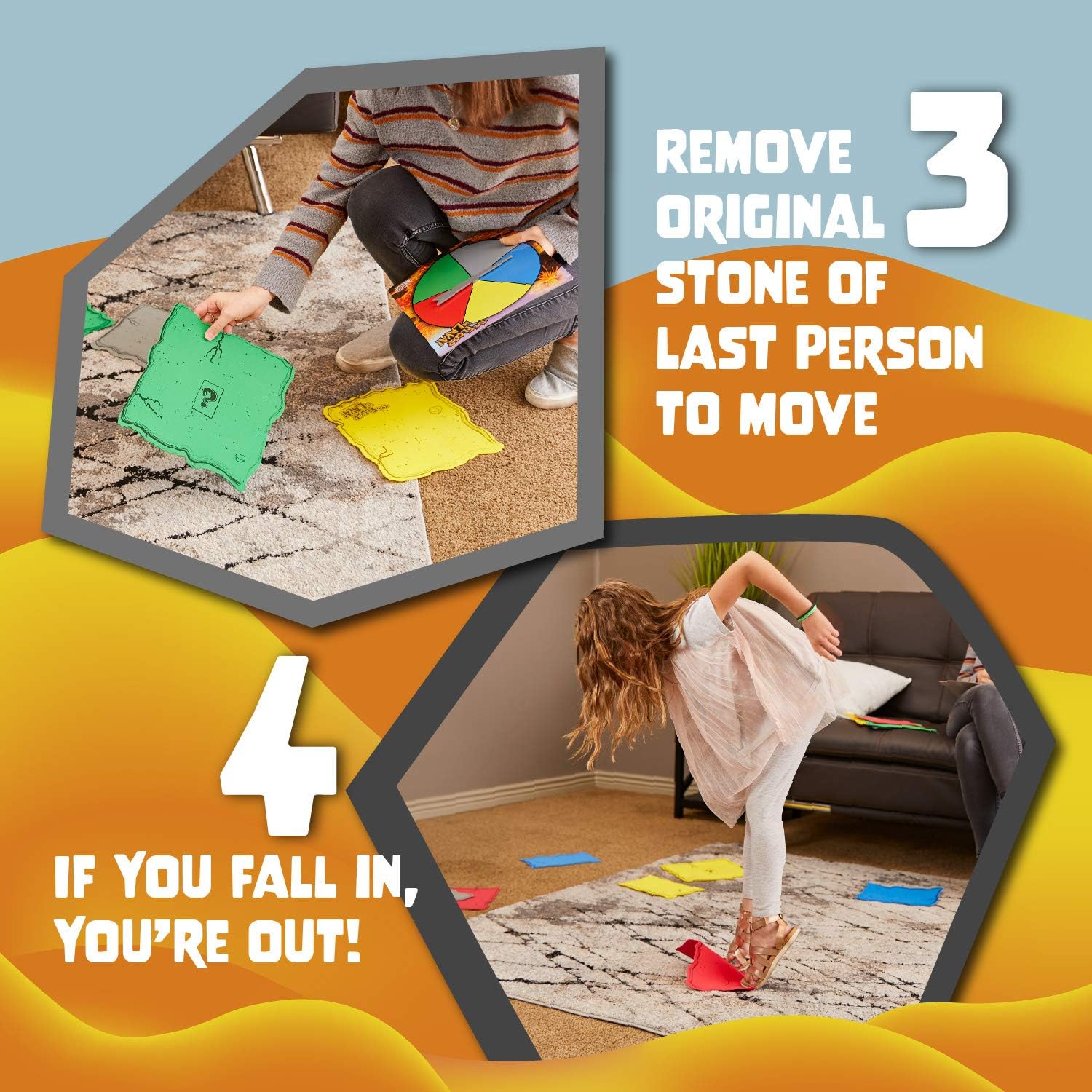 Goliath Games Floor is Lava! Interactive Board Game for Kids and Adults 5