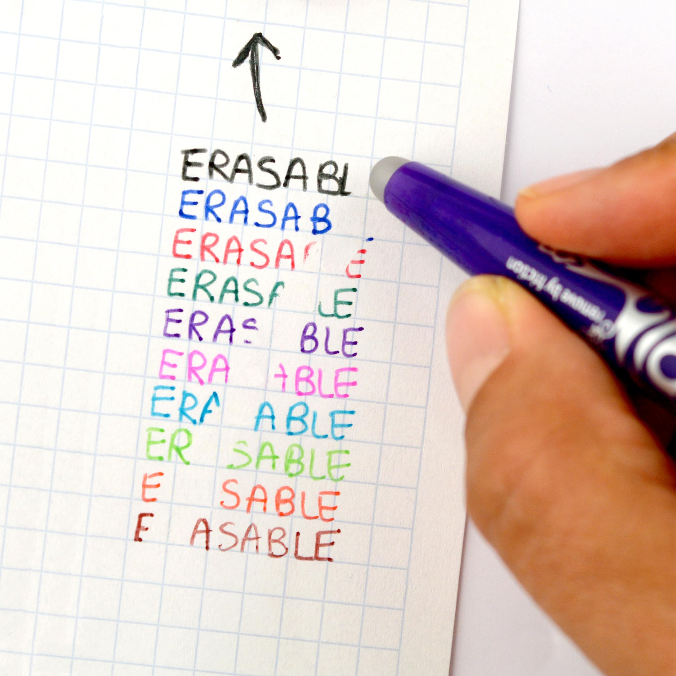 PILOT FriXion Ball 07 Erasable Gel Ink Rollerball Pen Set | 0.7mm Medium Tip | Refillable 3