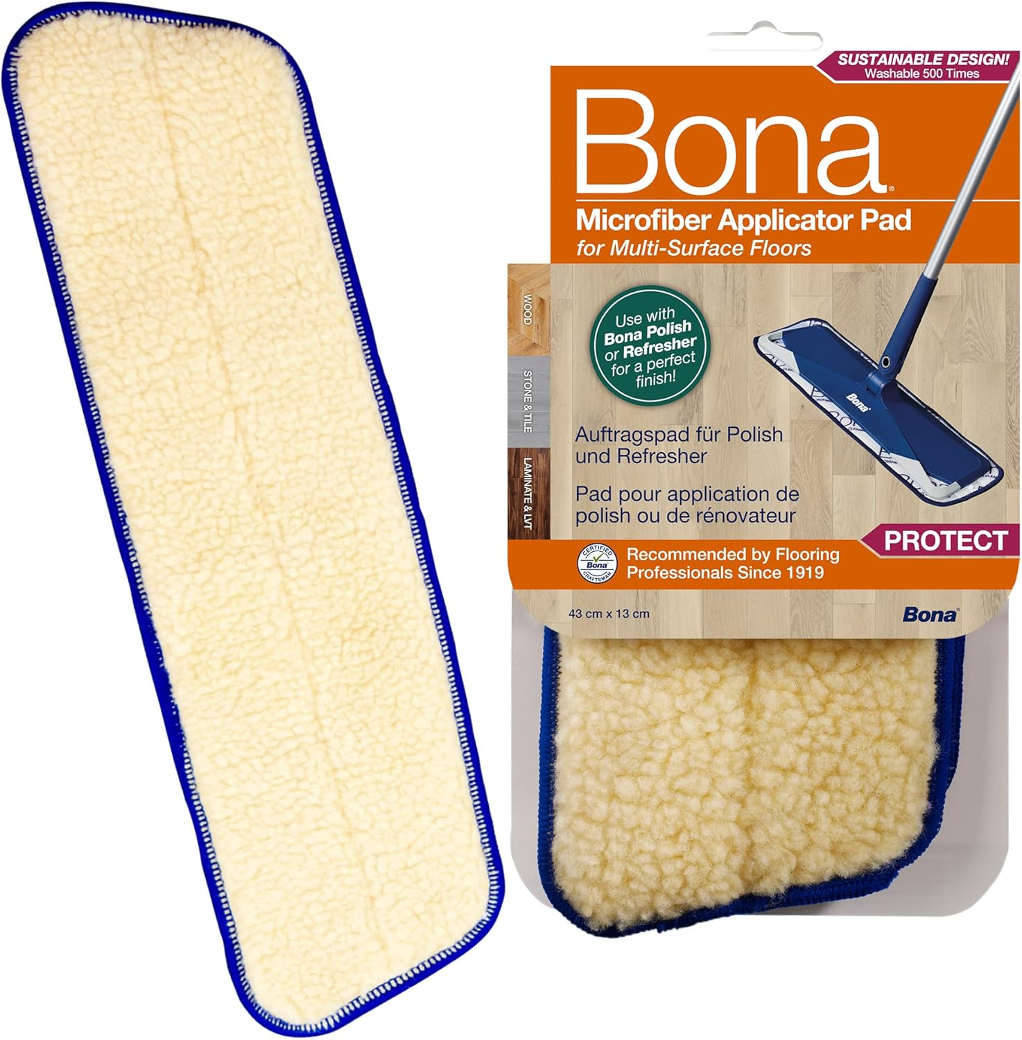 Bona - Microfiber Applicator Pad for Floor Polish