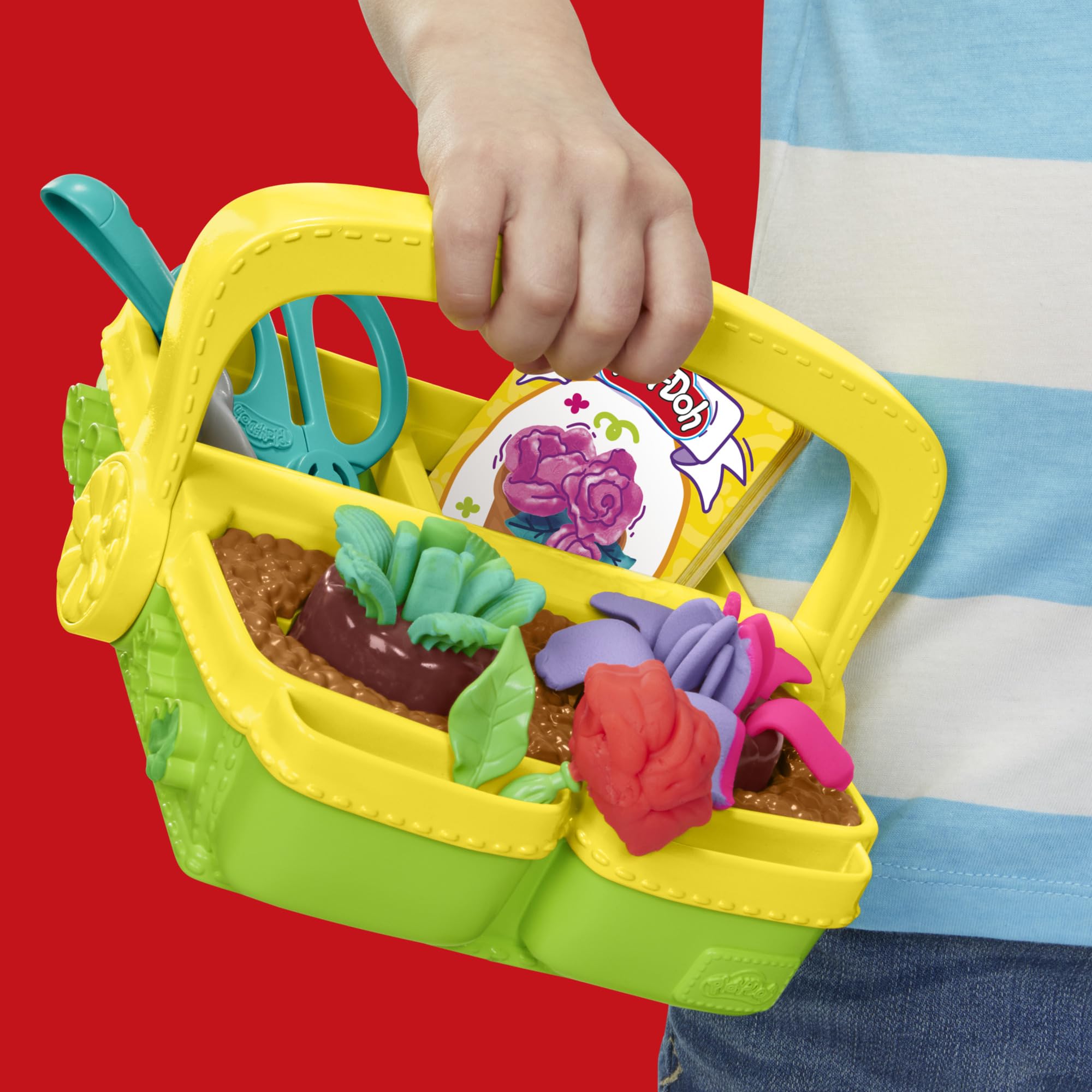 Play-Doh Blooming Flowers Playset - Creative Arts & Crafts for Toddlers 3+ 9