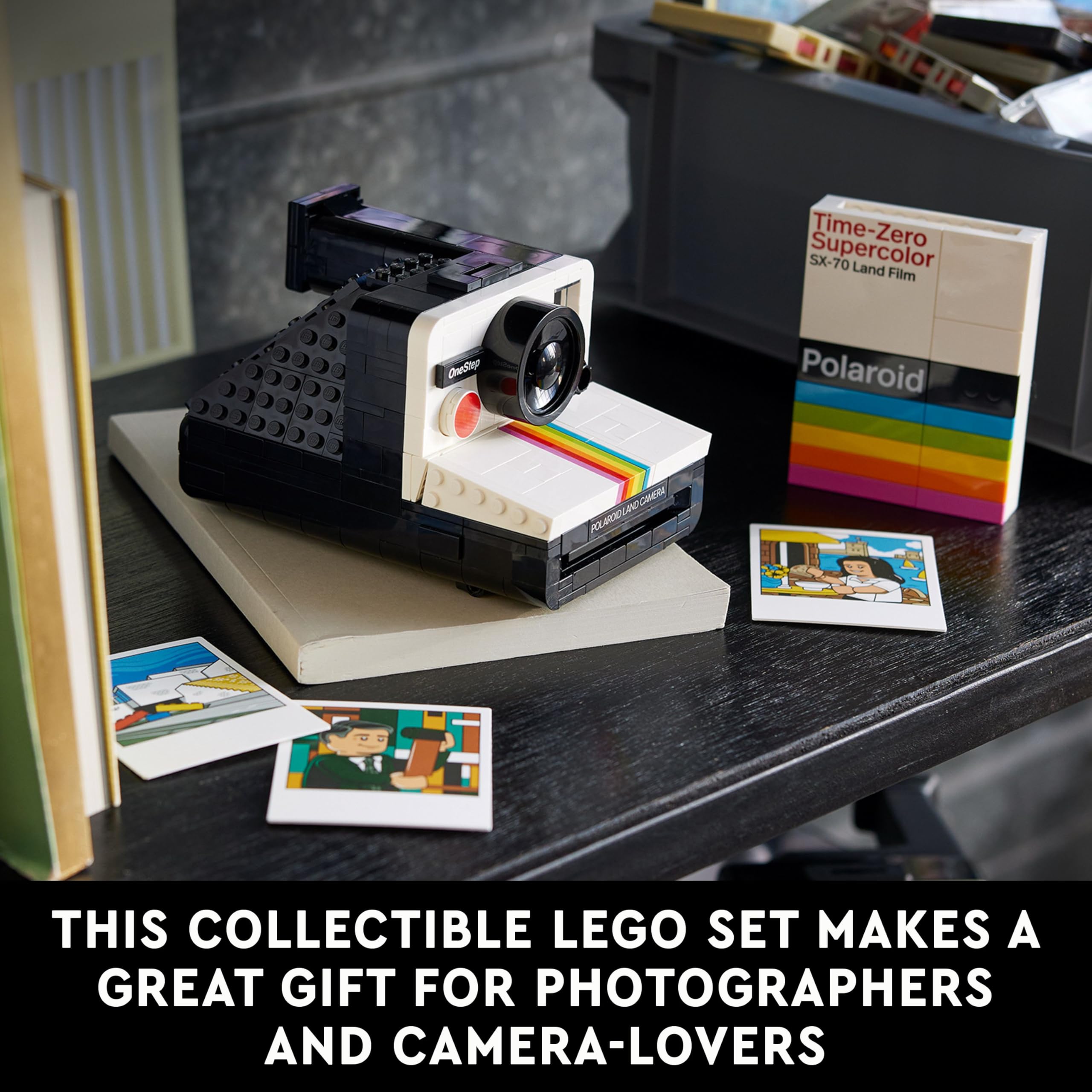LEGO Ideas Polaroid OneStep SX-70 Camera Building Set 21345 | 516 Pieces | Age 18+ 6