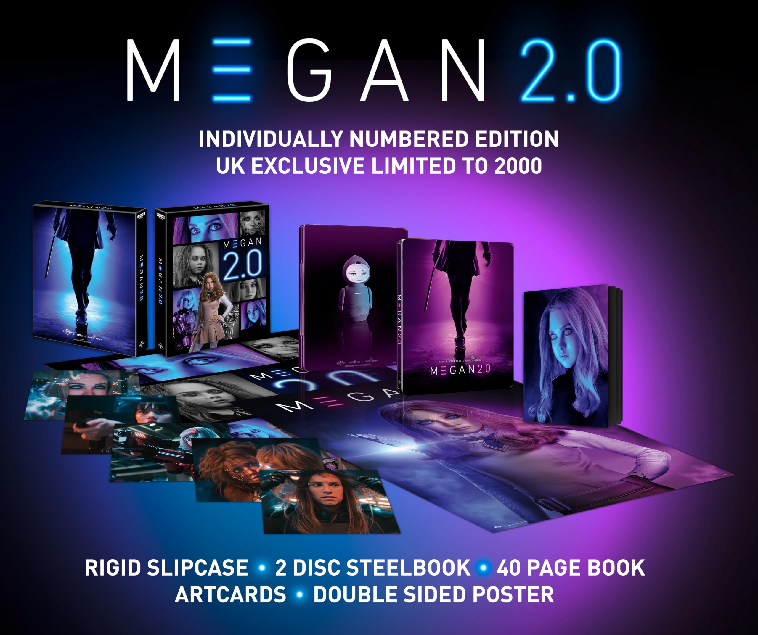 M3GAN 2.0 [4K UHD & Blu-ray] Collector's Limited Edition Steelbook