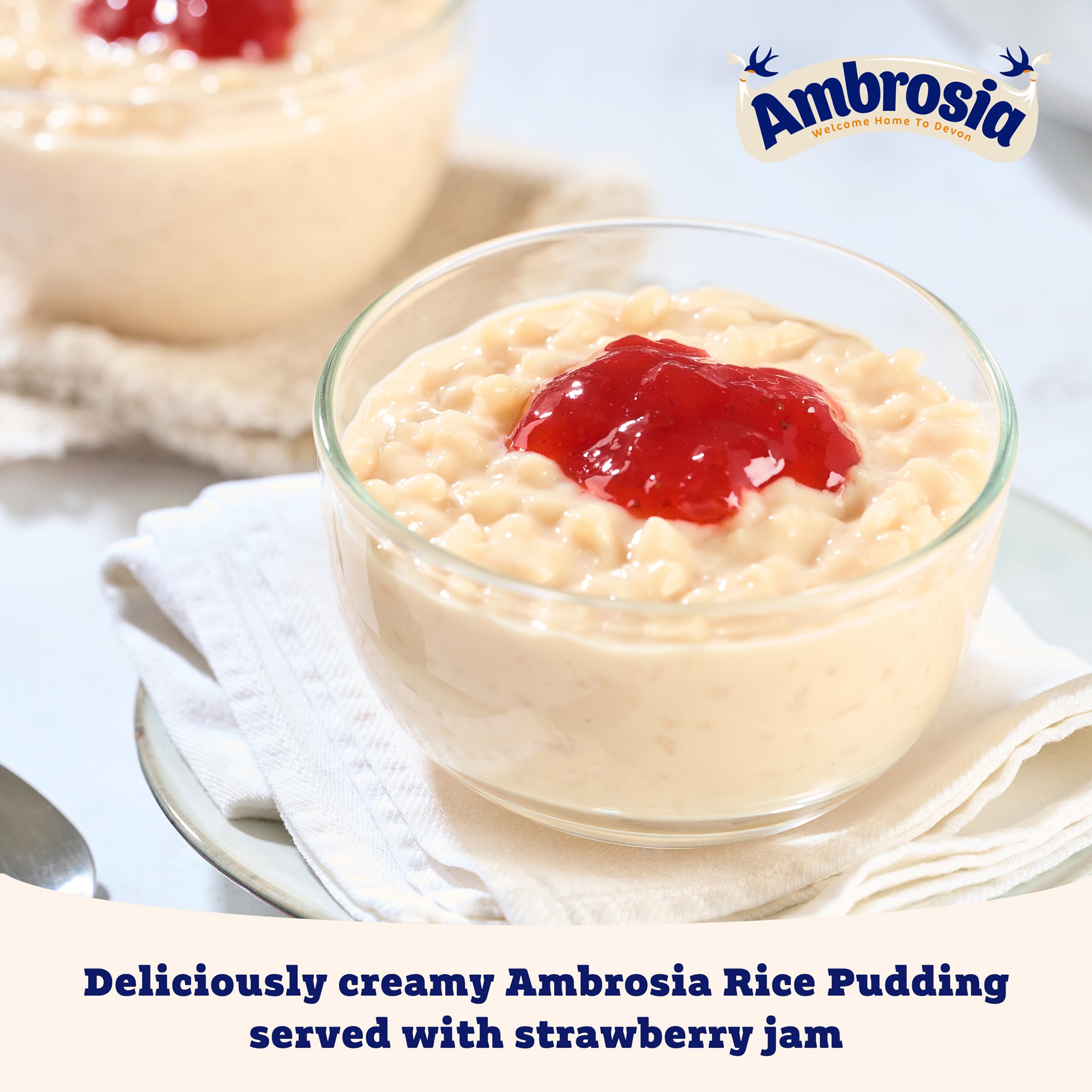 Ambrosia Original Milchreis 400g Dose - Cremiges Fertigdessert 3