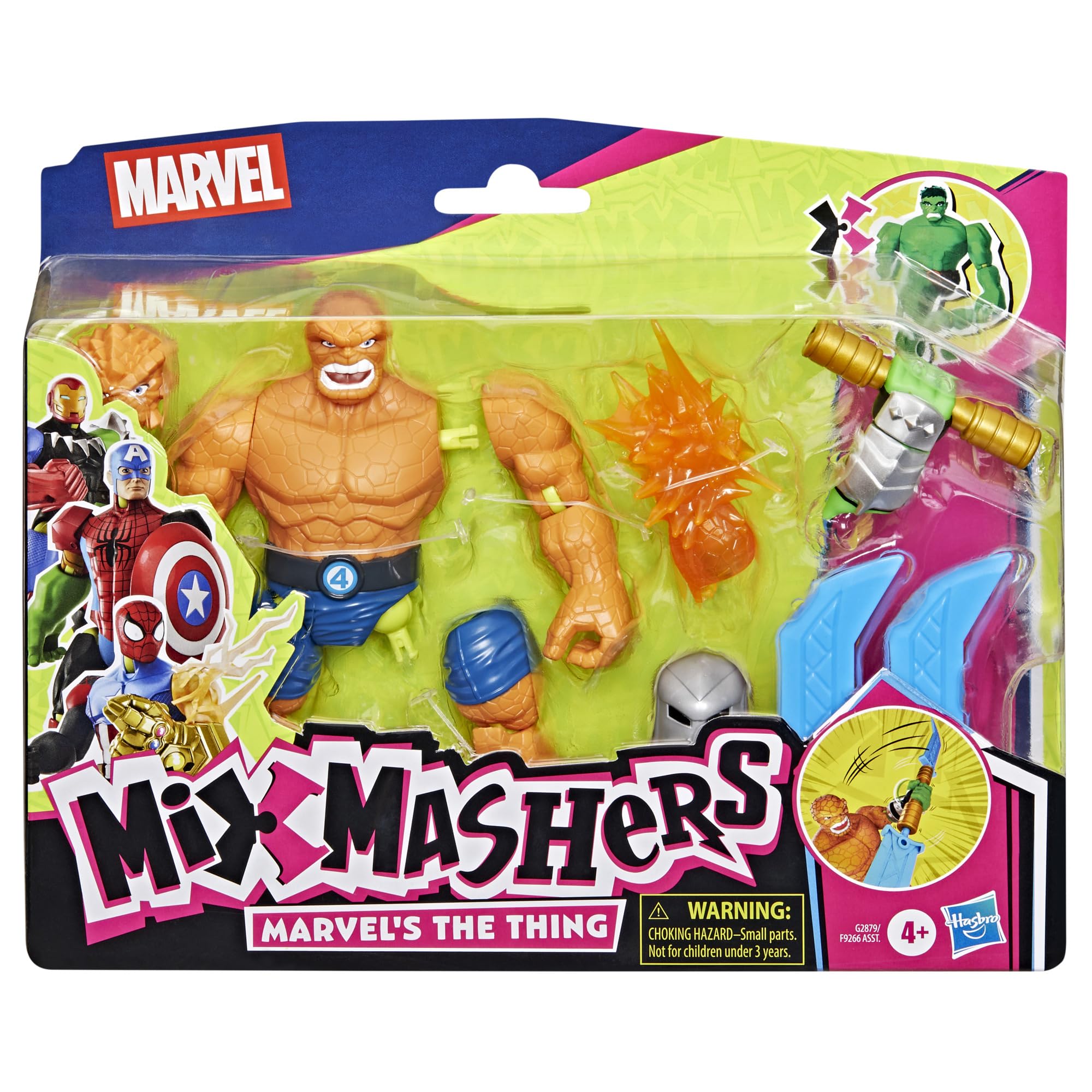 Marvel The Avengers MixMashers The Thing Action Figure - 5 Inch, Ages 4+