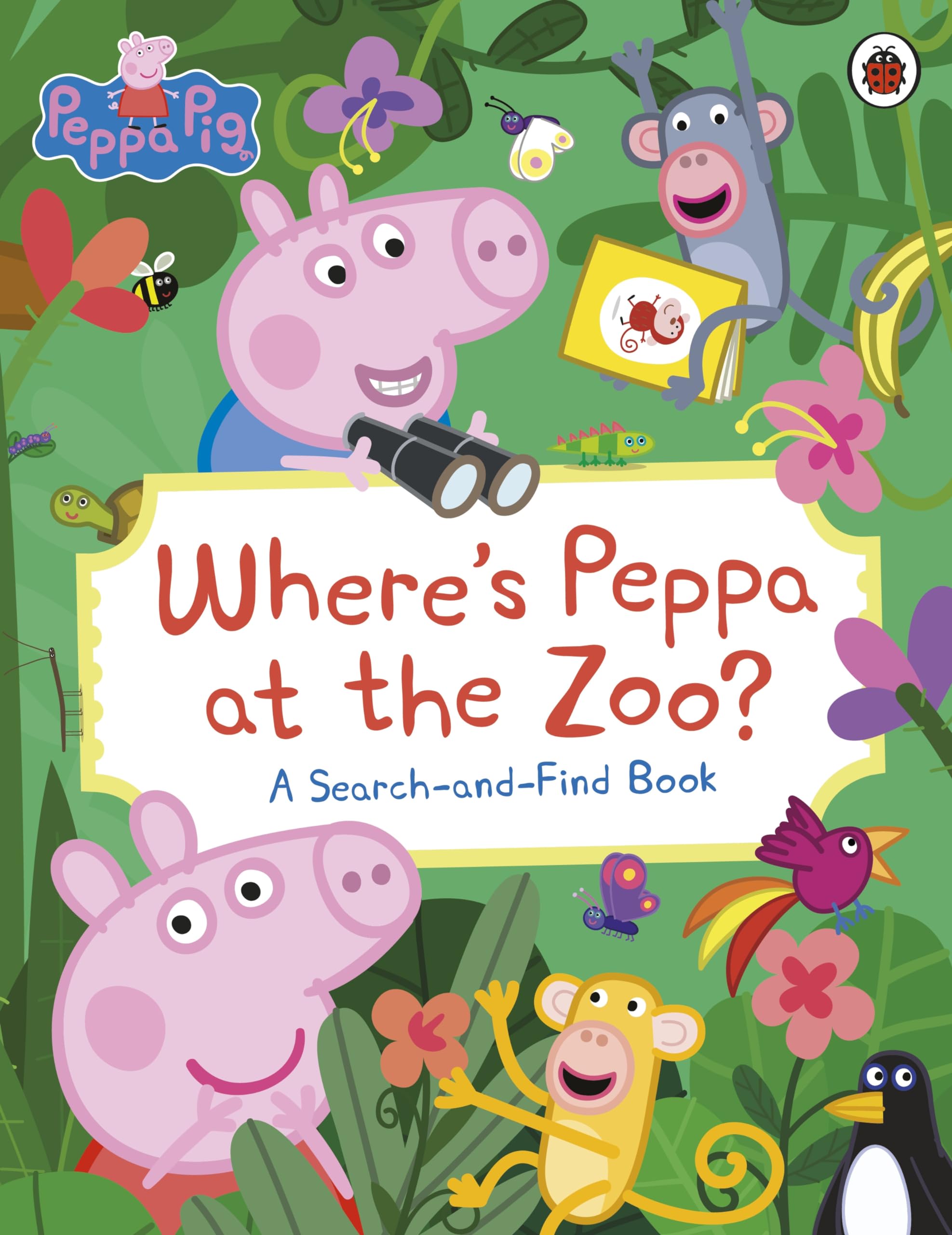 Peppa Pig Where’s Peppa at the Zoo? Hidden Picture Book - Ages 2-3