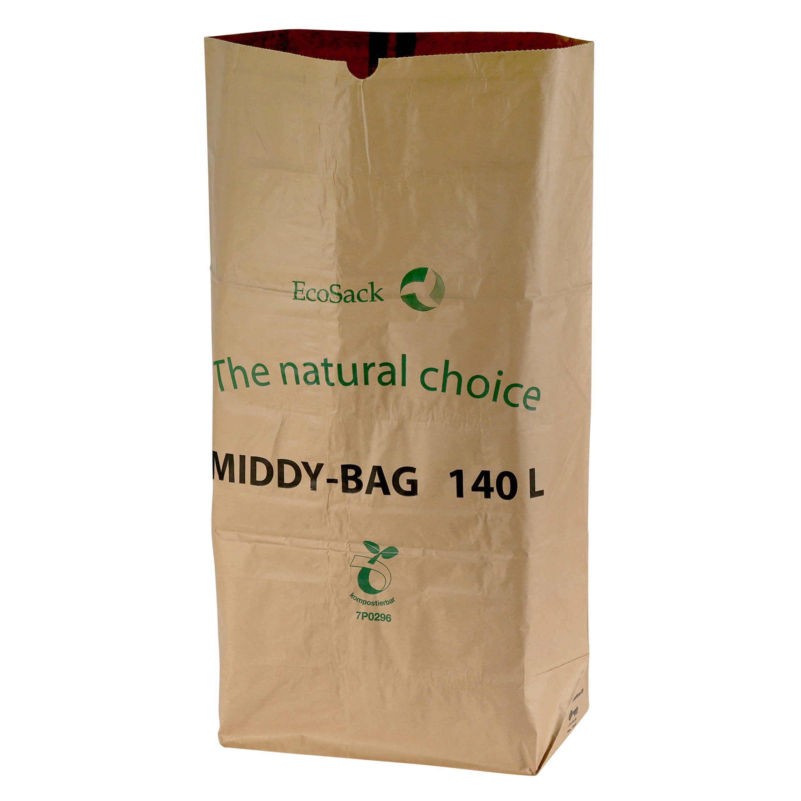 All-Green 140 Litre Compostable Wheelie Bin Liners - Pack of 10 | Biodegradable Paper | OK Compost Certified
