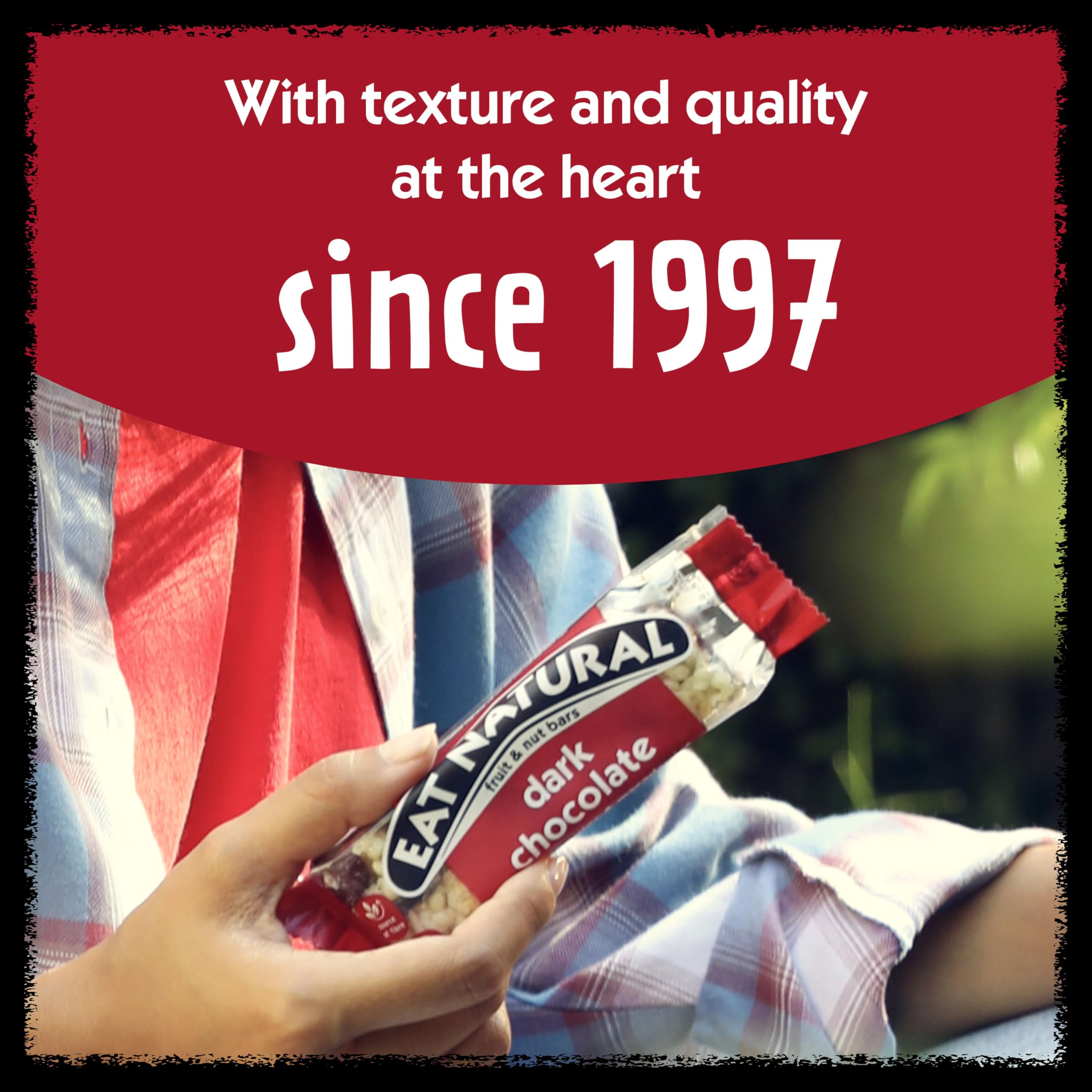 Eat Natural - Dark Chocolate with Cranberries & Macadamias Fruit & Nut Bar (30g) 6