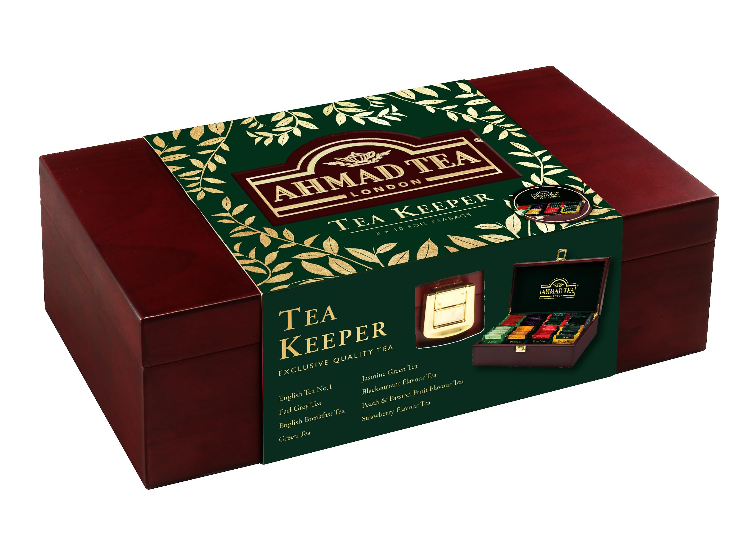 Ahmad Tea Tea Keeper Selection Box - 80 Teabags, 160g