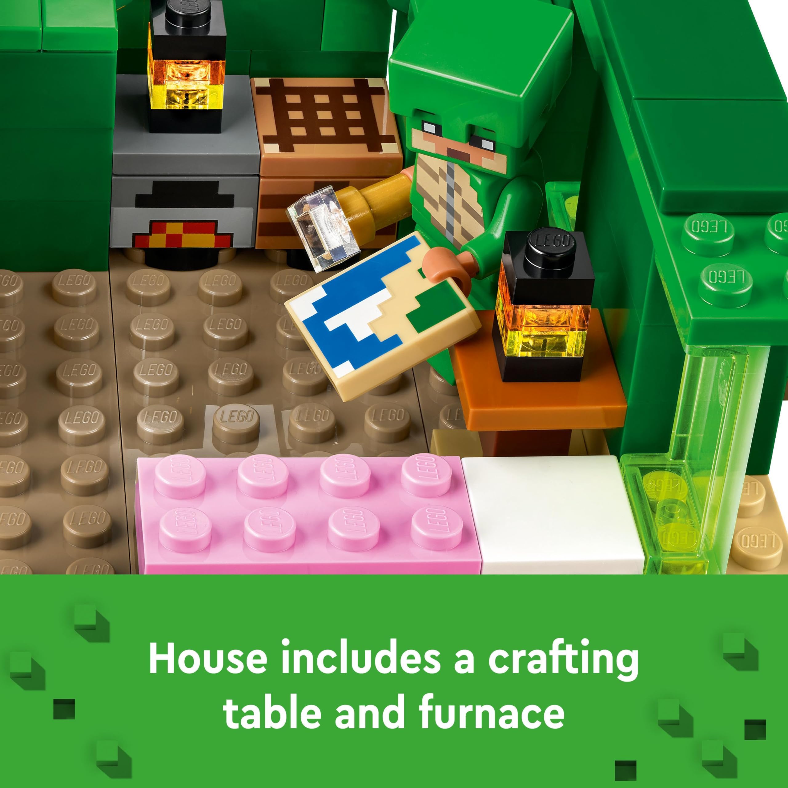 LEGO Minecraft The Turtle Beach House - Building Set with Turtle Warrior, Drowned & Turtles for Kids 8+ 5