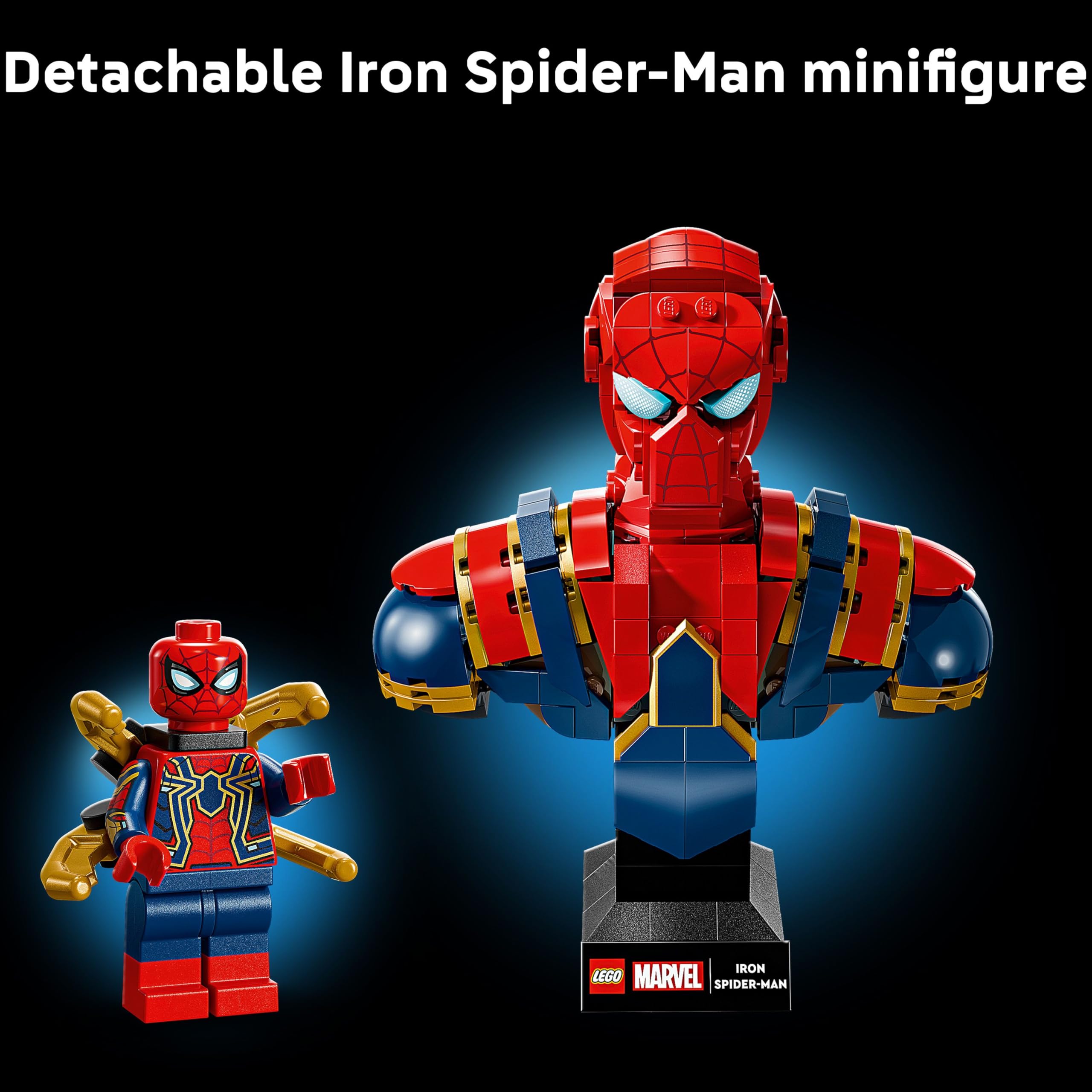 LEGO Marvel Iron Spider-Man Bust - Buildable Display Model for Adults (76326) 5