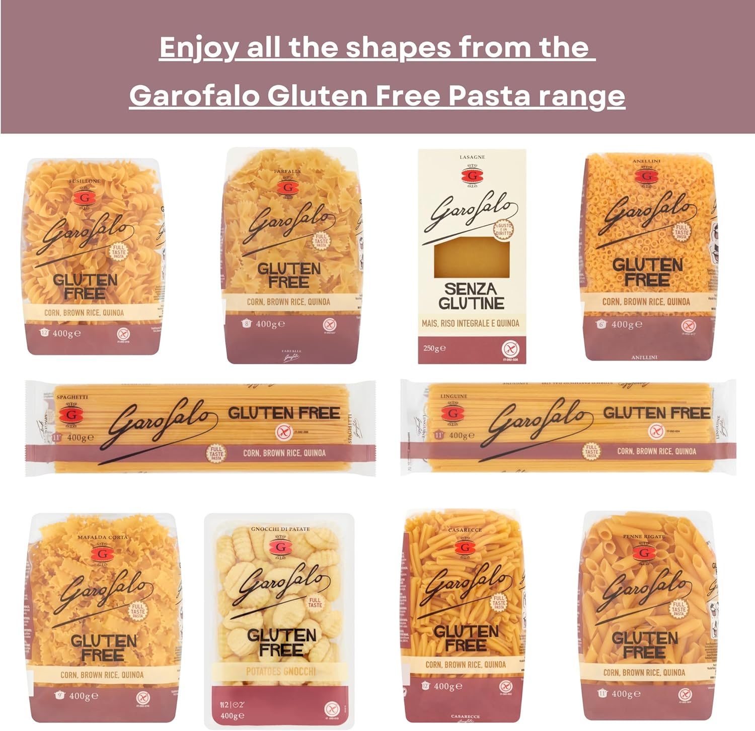 Garofalo Glutenfreie Spaghetti Italienische getrocknete Pasta (400 g) 7