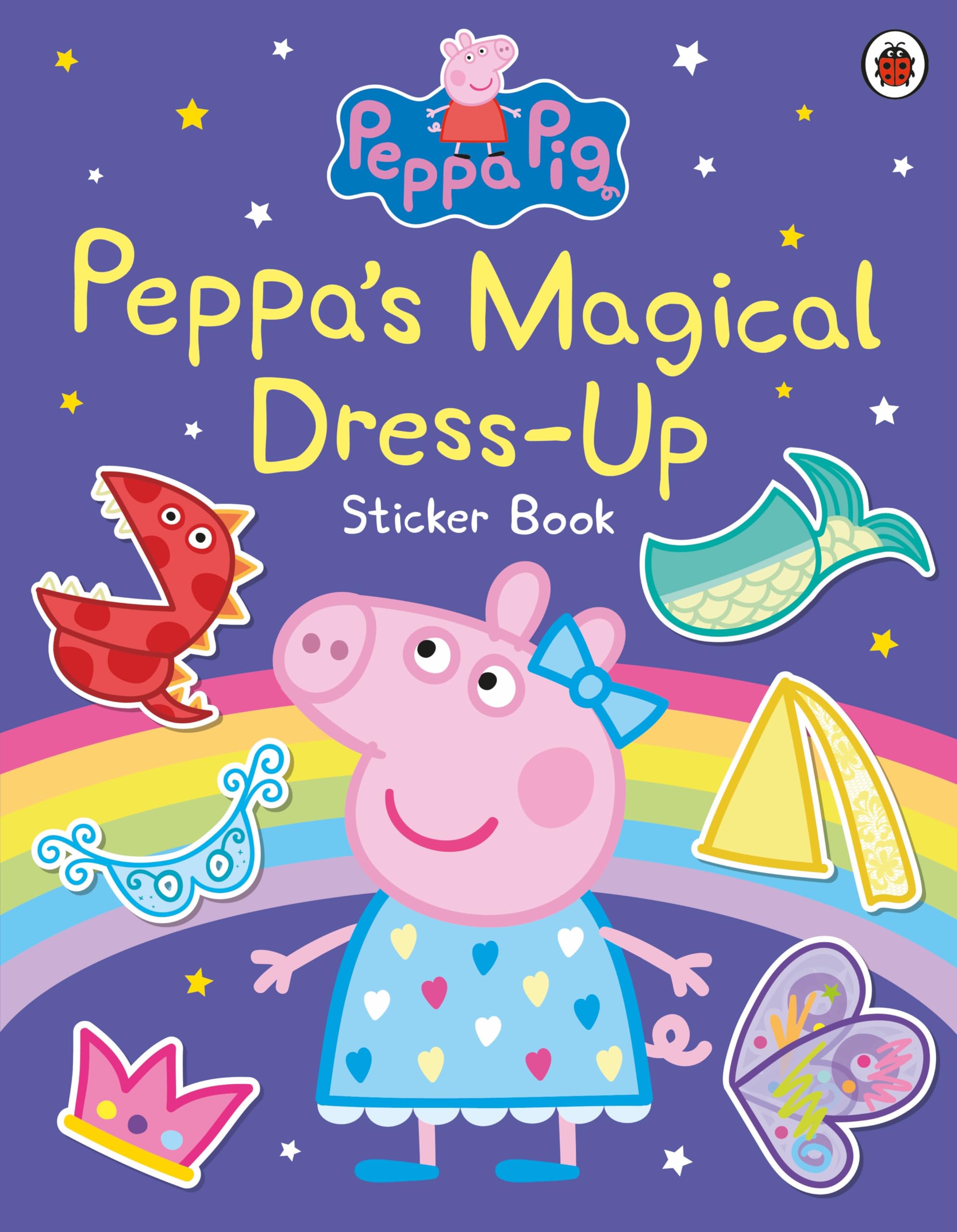 Ladybird Peppa Pig: Peppa’s Magical Dress-Up Sticker Book | Ages 3-6 | Paperback