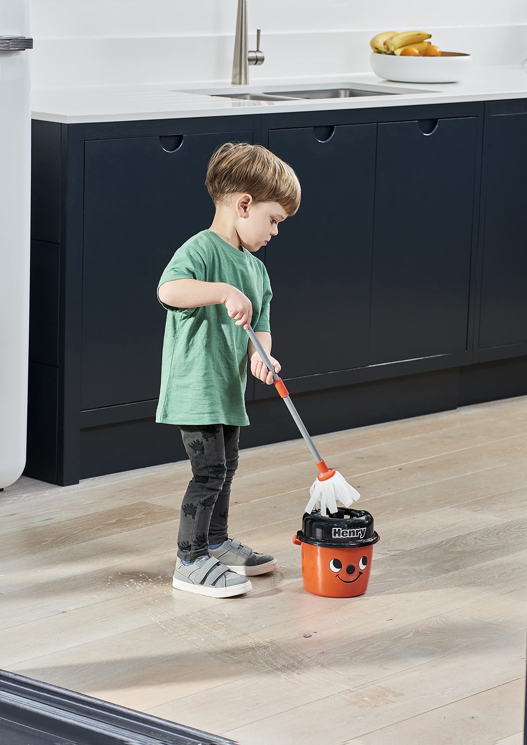 Casdon Henry Mop & Bucket - Branded Pretend Play Cleaning Set for Kids 3+ 3