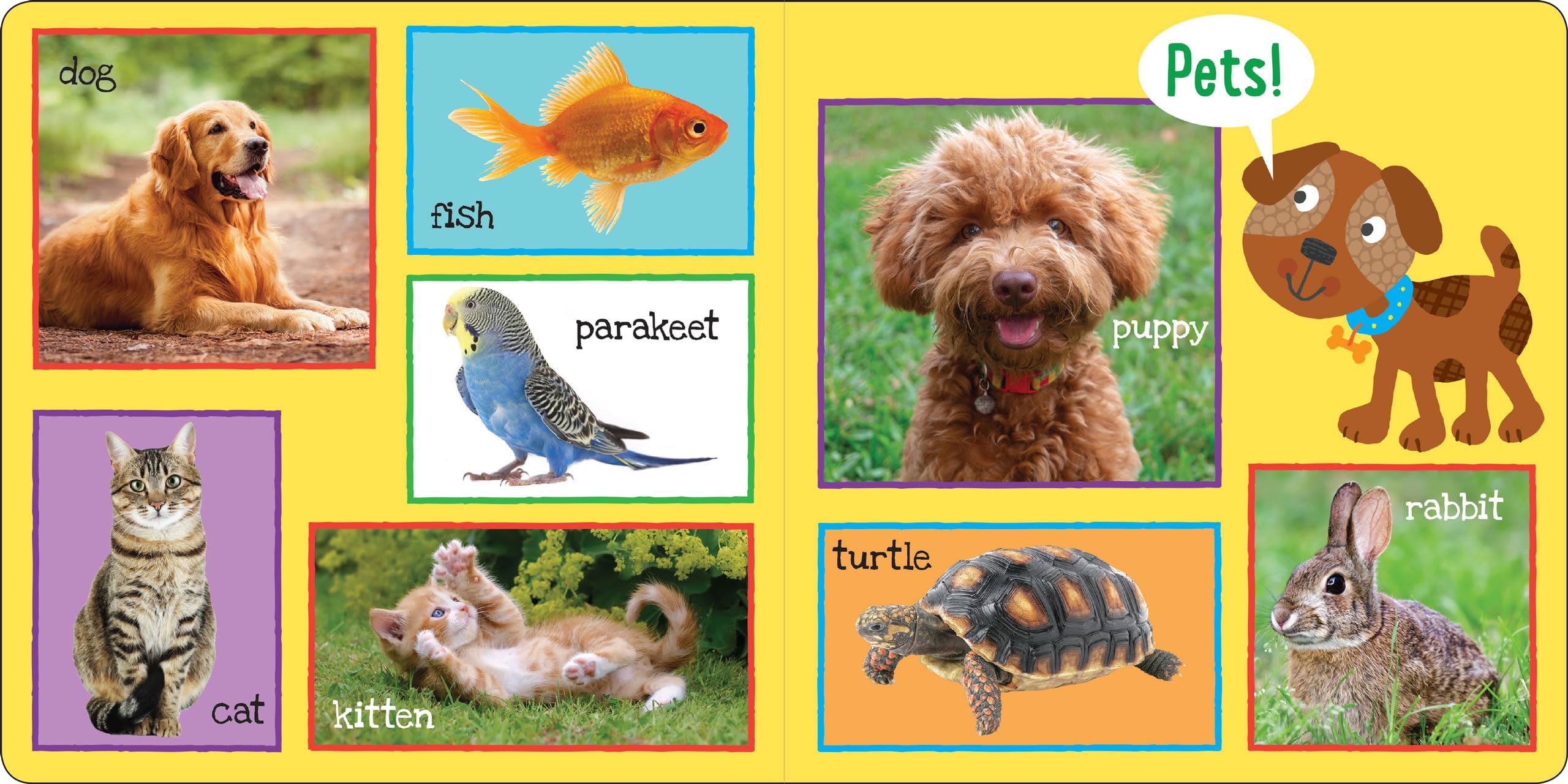 Peter Pauper Press My First 101 Words Board Book - Padded Cover, Illustrated, Ages 1-2 Years 4