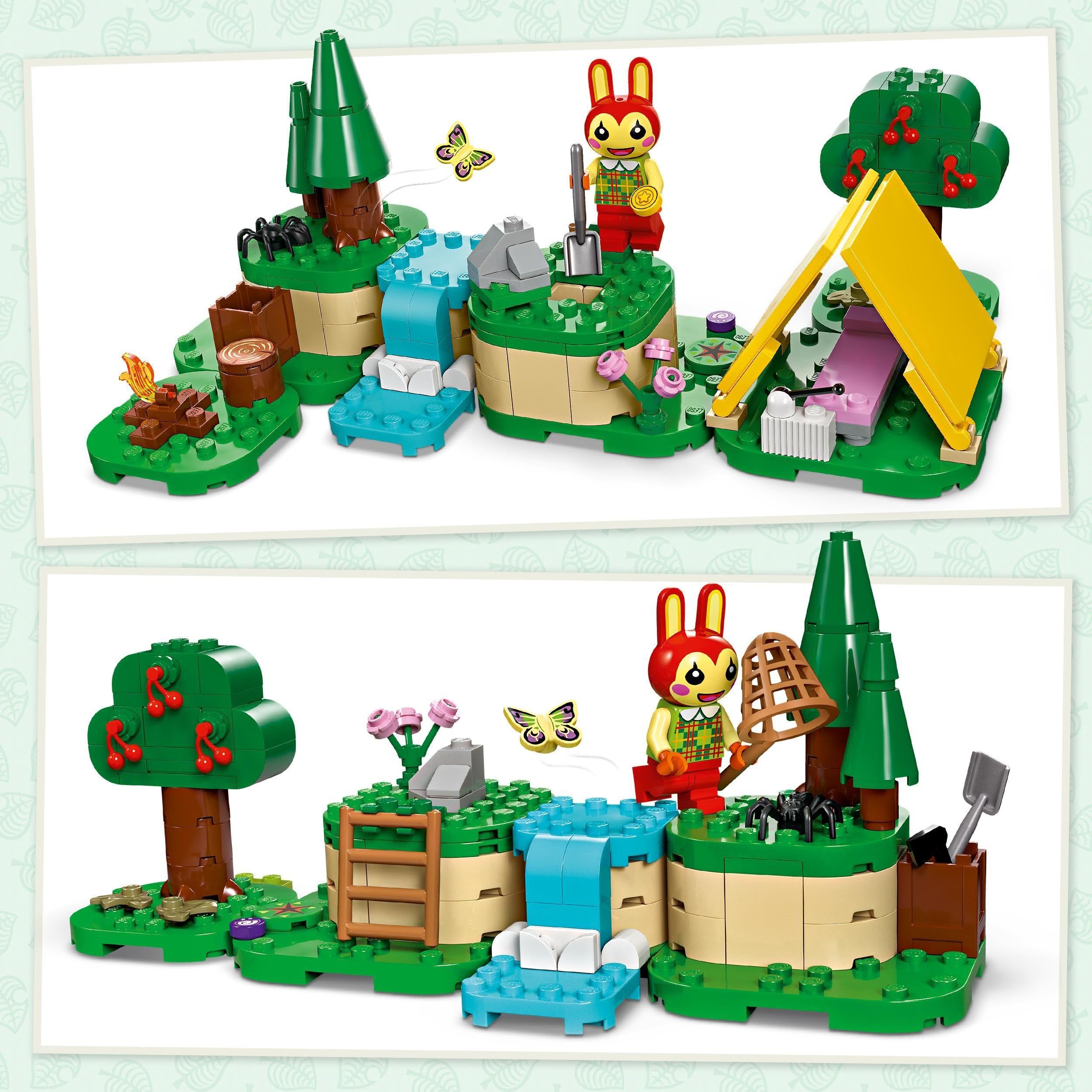 LEGO Animal Crossing Bunnie’s Outdoor Activities Buildable Set 77047 4