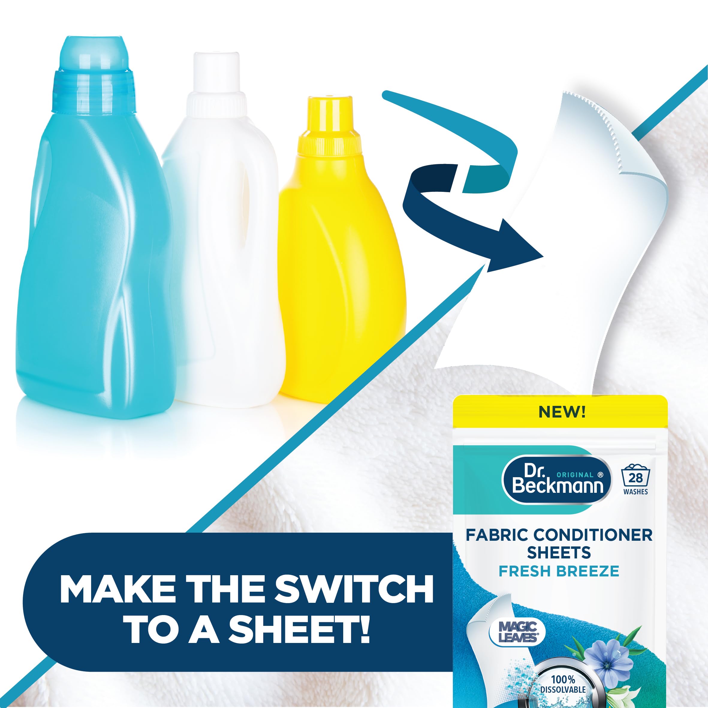Dr. Beckmann Fabric Conditioner Sheets - Fresh Breeze (75 Washes) 3