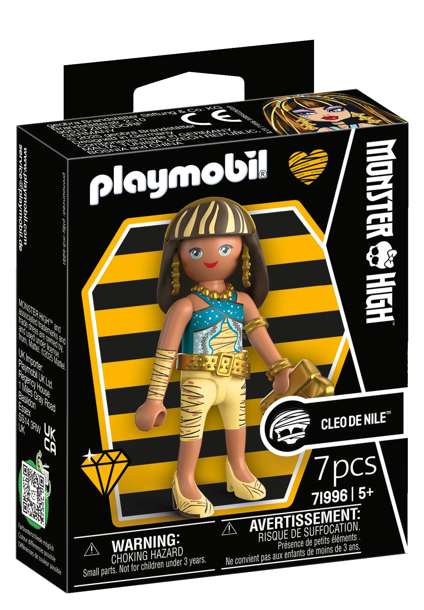 Playmobil Monster High Cleo de Nile Figure Set with Egyptian Accessories