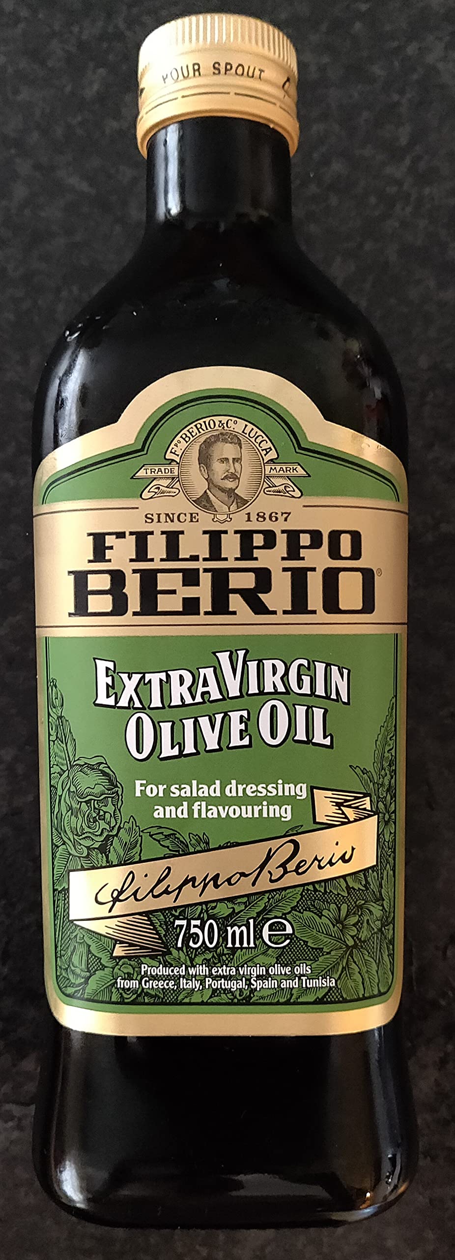 Filippo Berio Extra Virgin Olive Oil - Rich Fruity Flavour | Cold Pressed | 750 ml 2