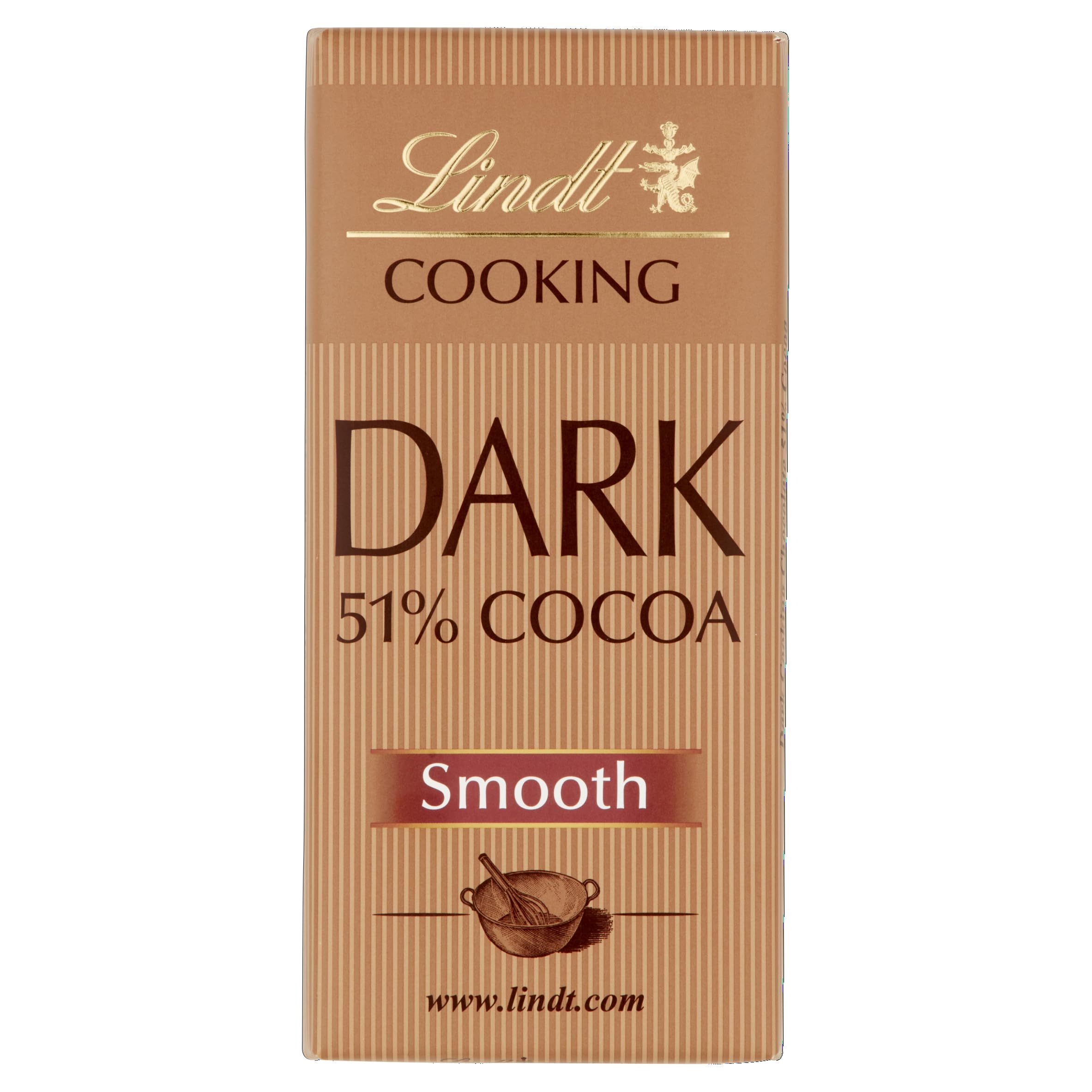 Lindt - Cooking Chocolate Bar Dark 51% Cocoa 200g