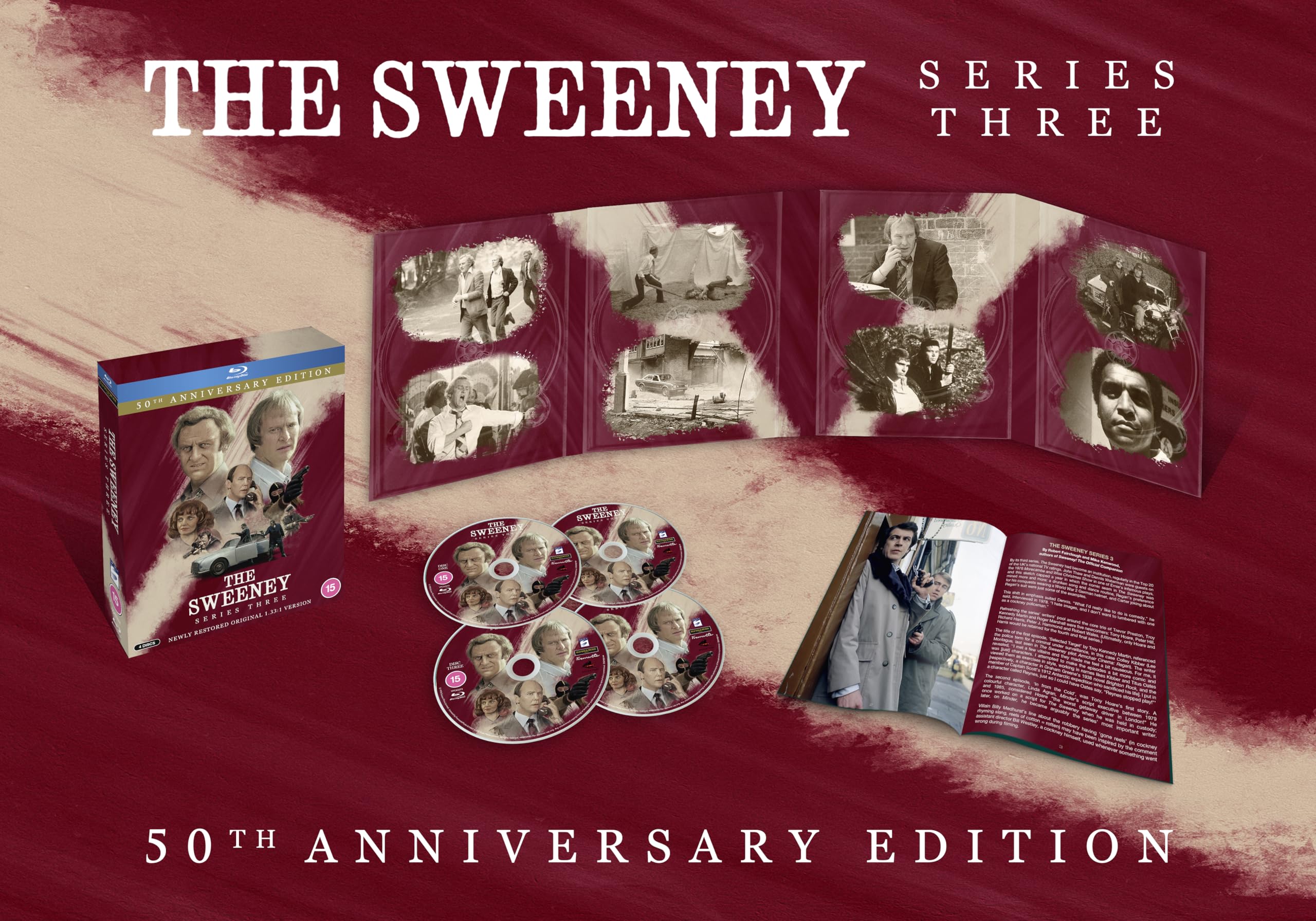 The Sweeney: Series Three 50th Anniversary Edition [Blu-ray]