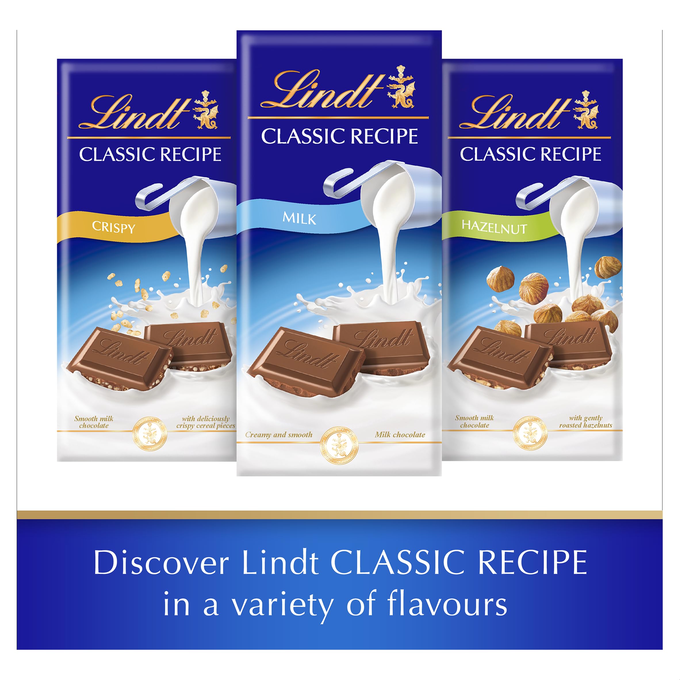 Lindt Classic Recipe Milk Chocolate 100g 6
