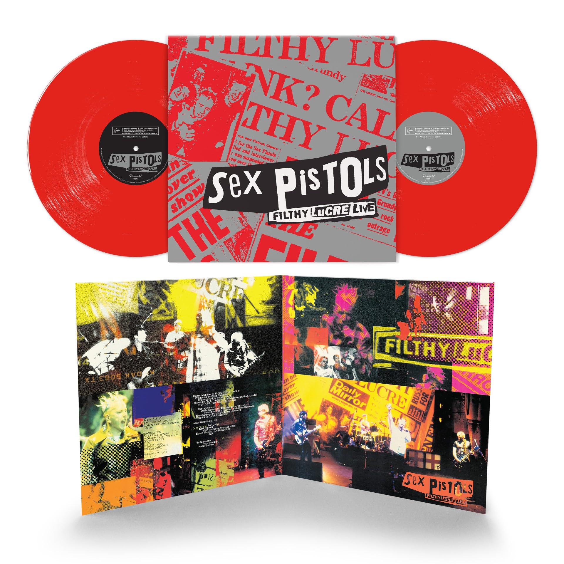 Sex Pistols - Filthy Lucre Live (30th Anniversary) [2LP Red Vinyl]