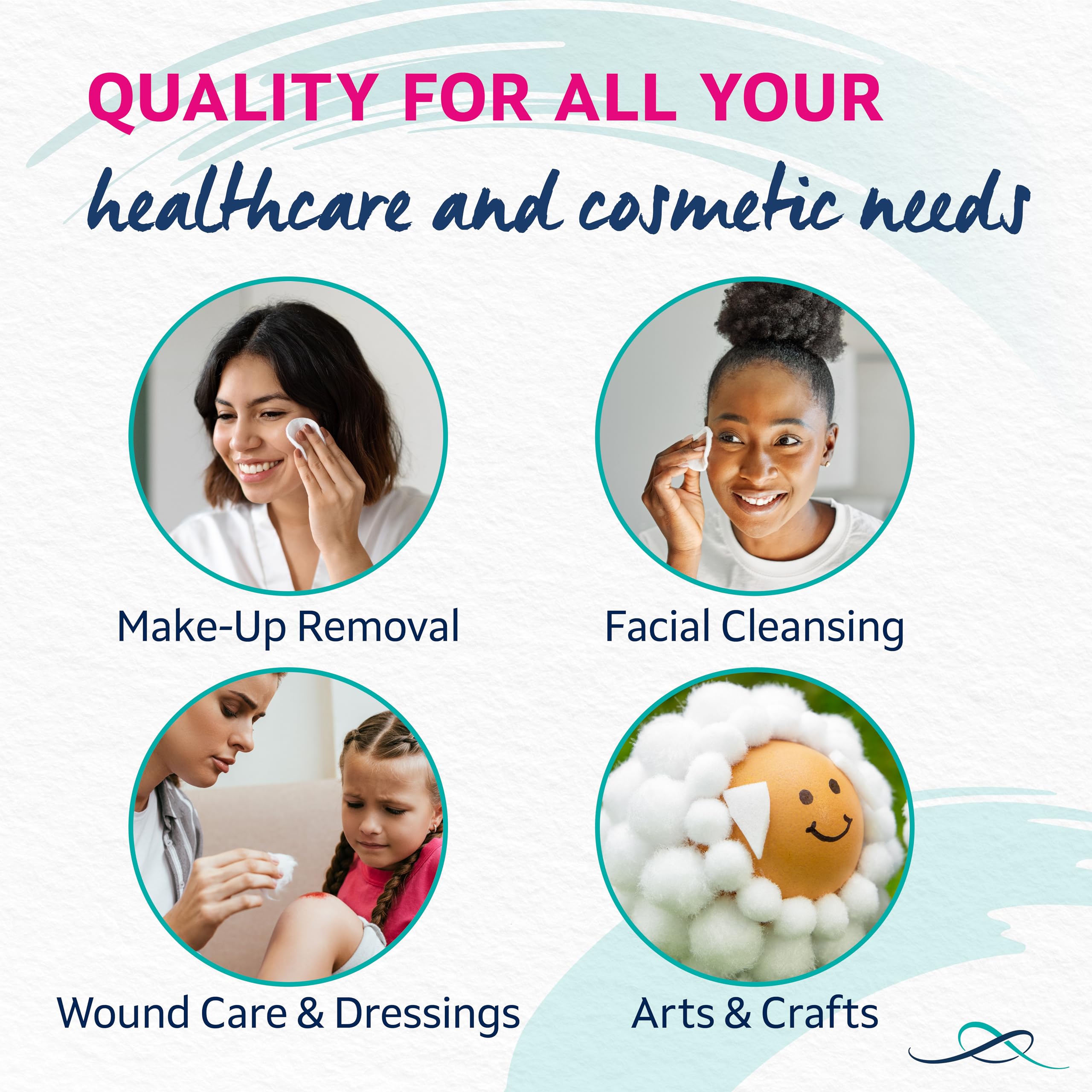 Lil-Lets - Cotton Wool Roll (500g) Certified Organic 100% Pure Cotton 3