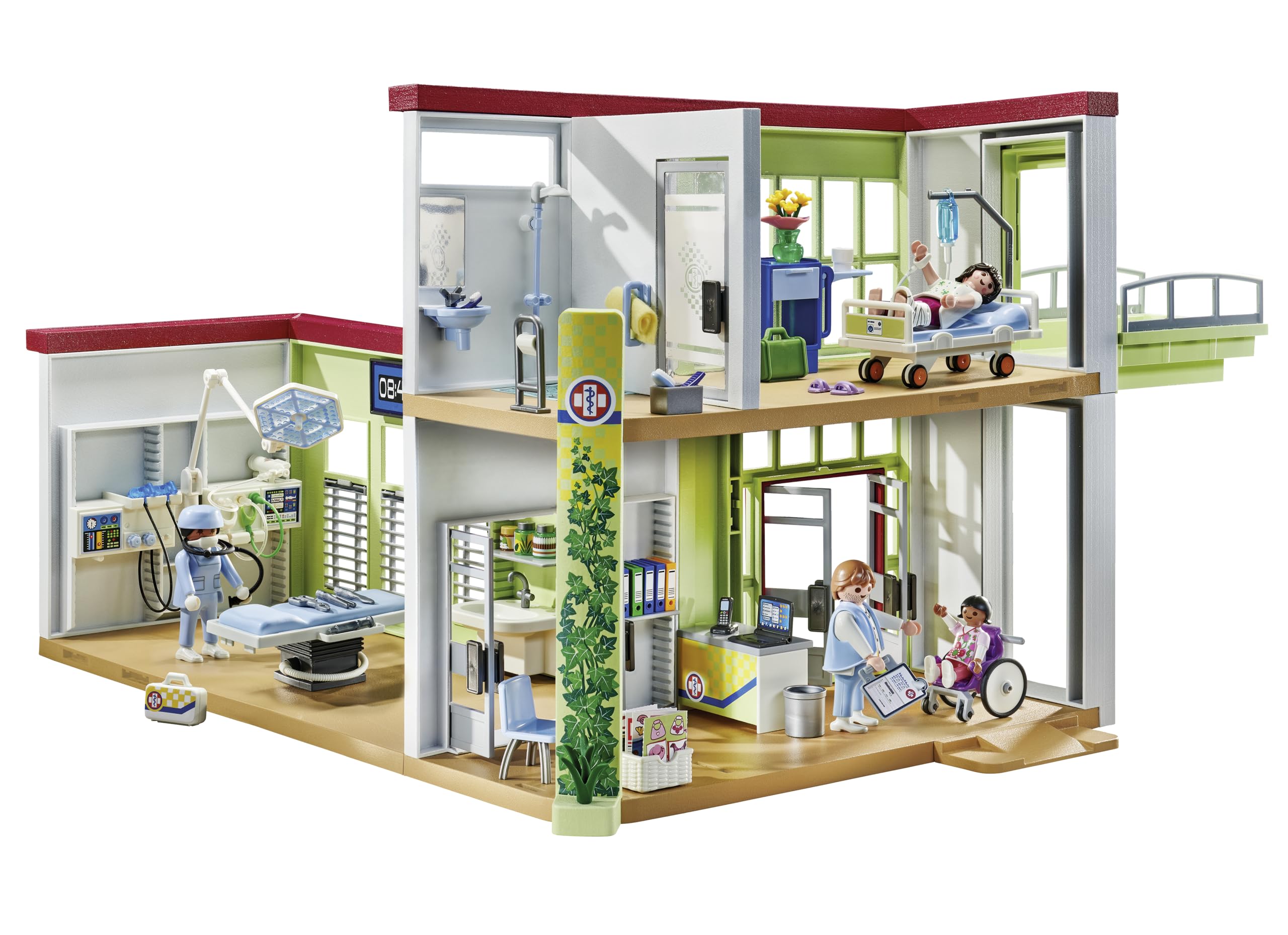 Playmobil 71615 Modern Hospital Playset - Action Heroes with 4 Figures & Medical Equipment - Ages 4+ 3